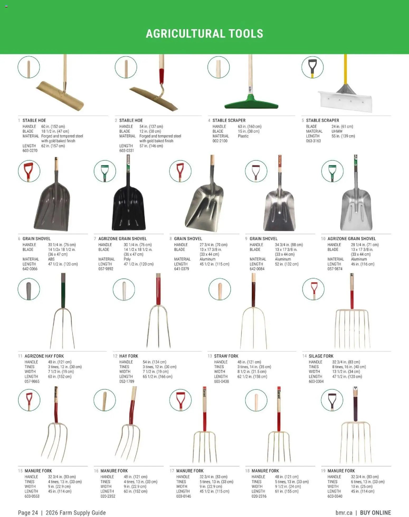 BMR - Agrizone - 2026 Farm Supply Guide (2026-01-09 - 2026-12-31) | 24