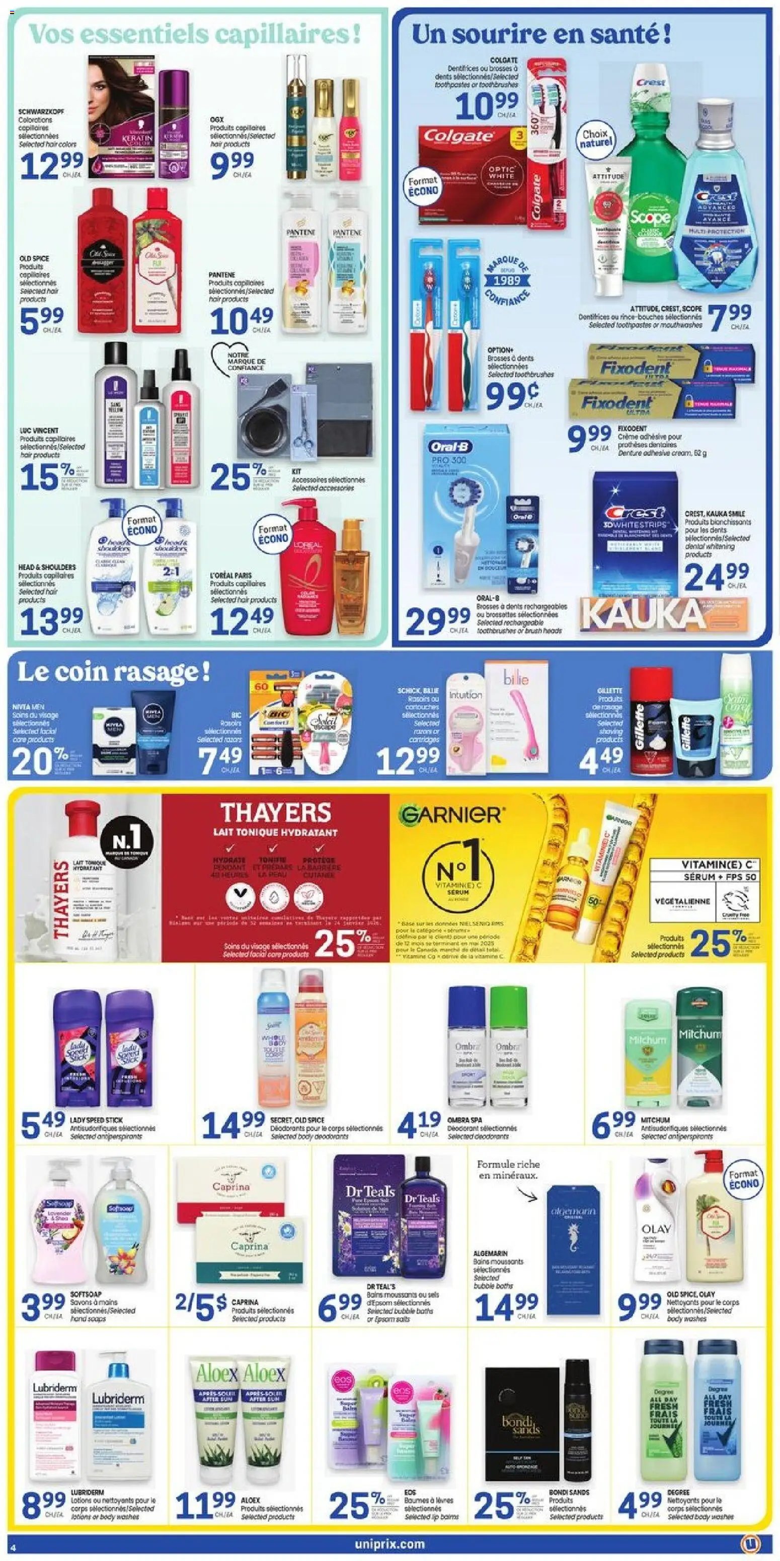 Uniprix weekly flyer / circulaire