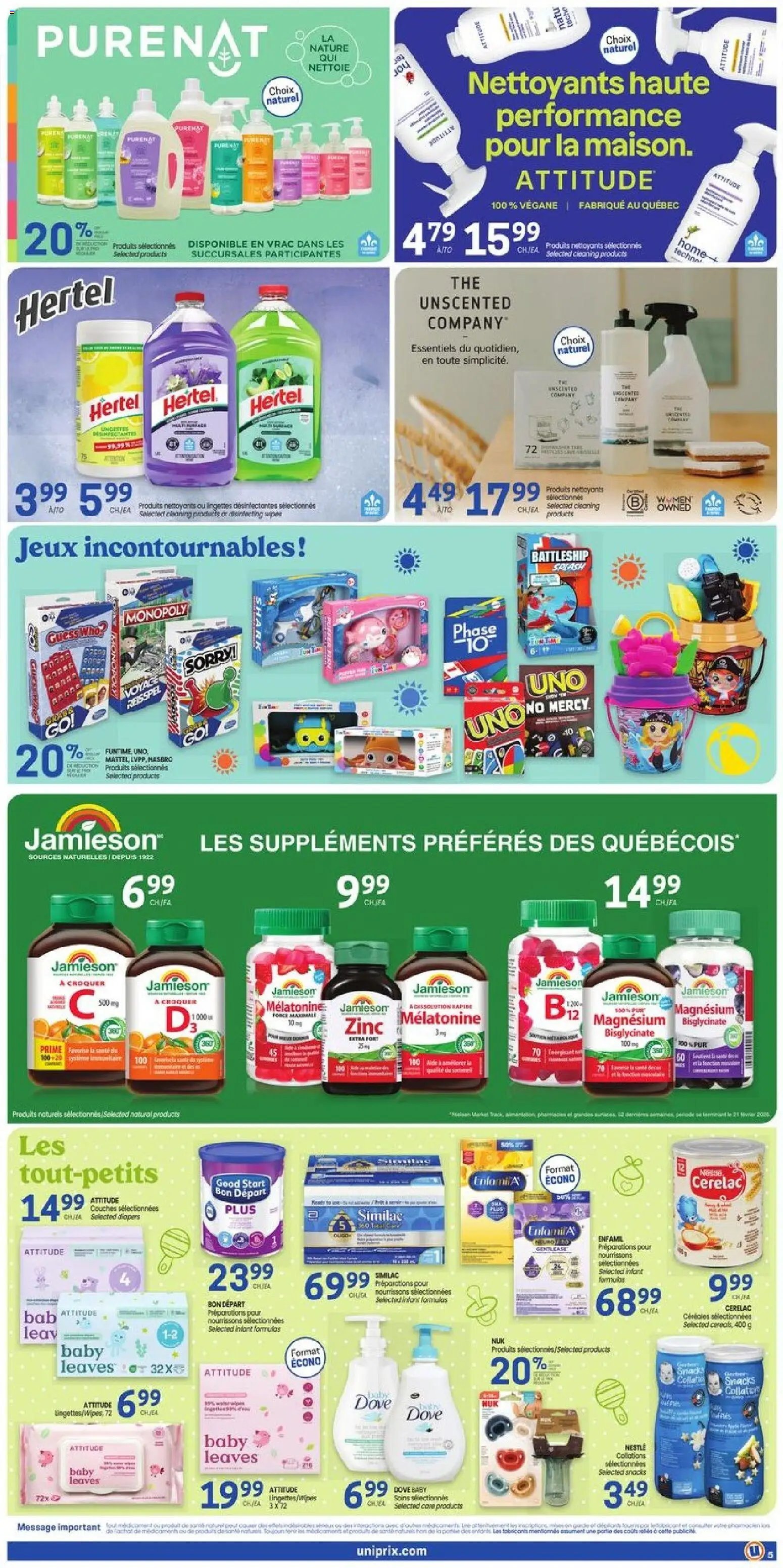 Uniprix weekly flyer / circulaire
