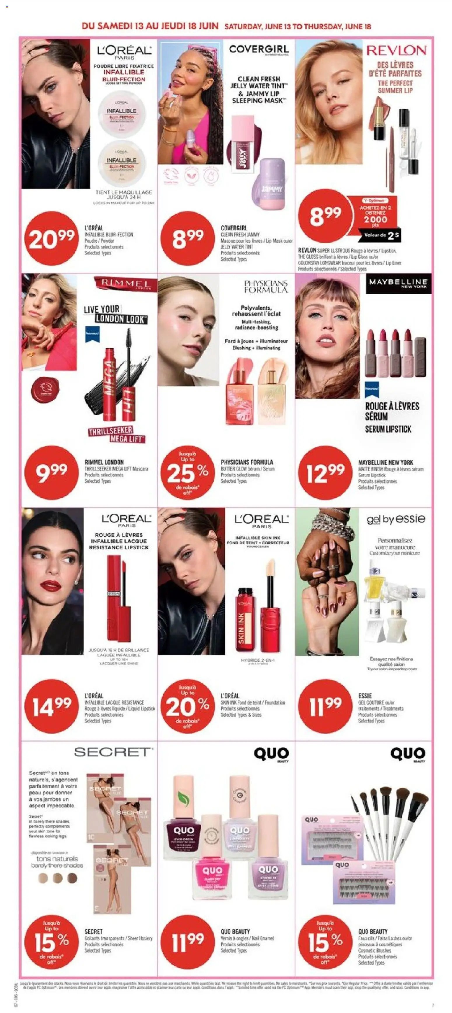 Pharmaprix weekly flyer / circulaire