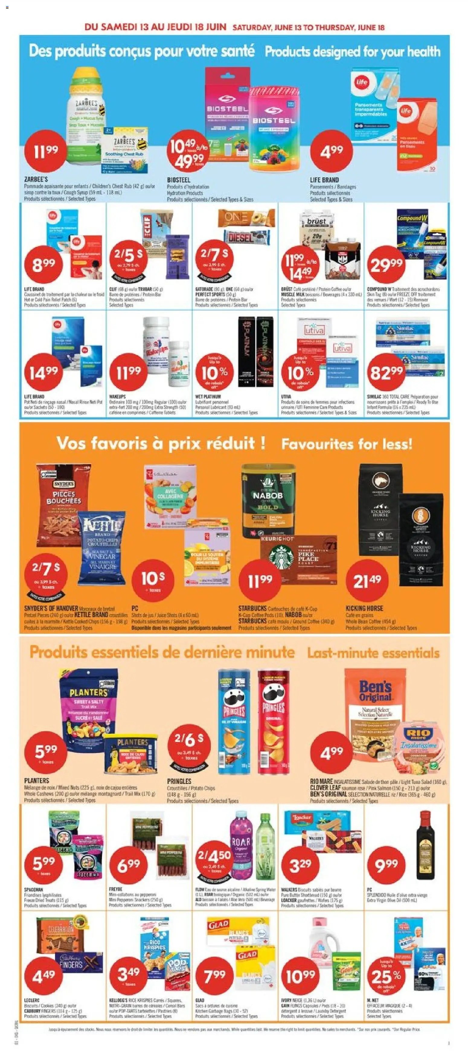 Pharmaprix weekly flyer / circulaire