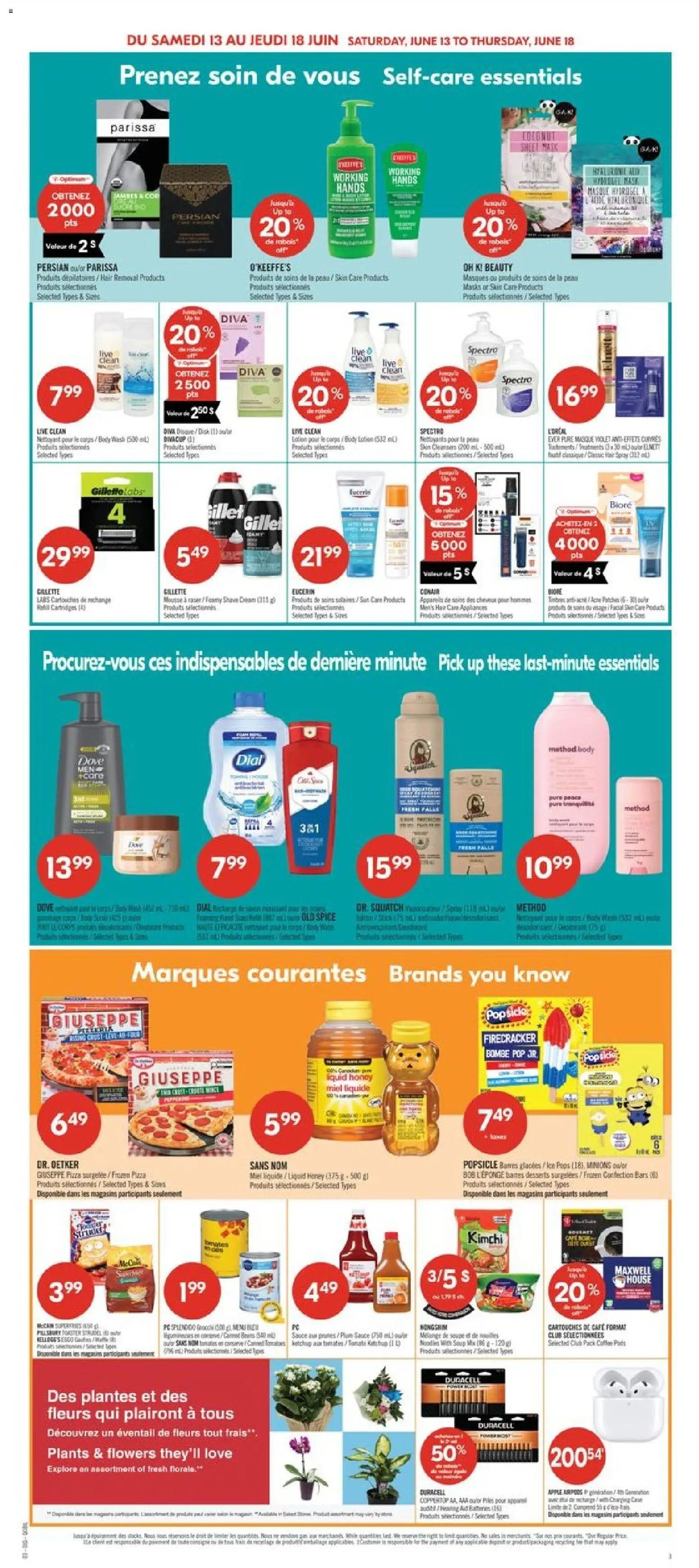 Pharmaprix weekly flyer / circulaire