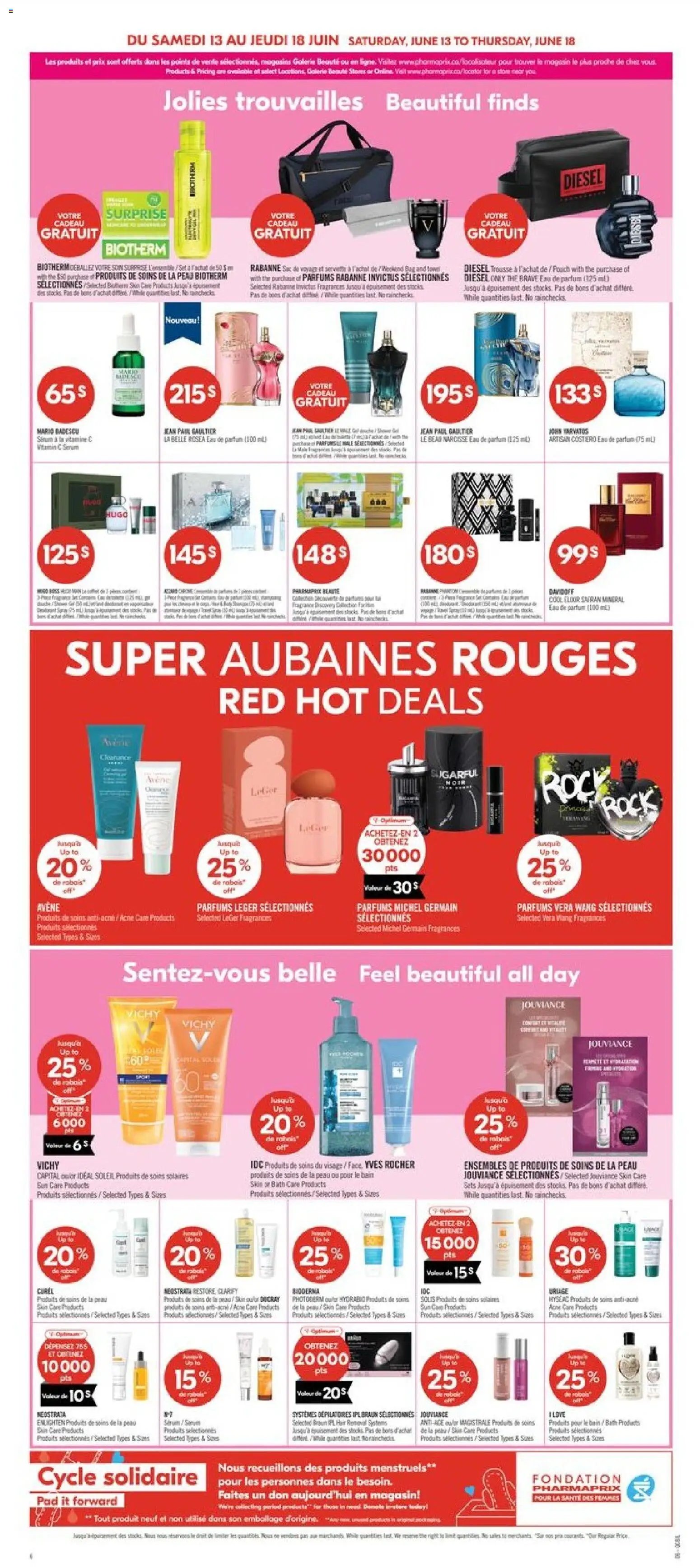 Pharmaprix weekly flyer / circulaire