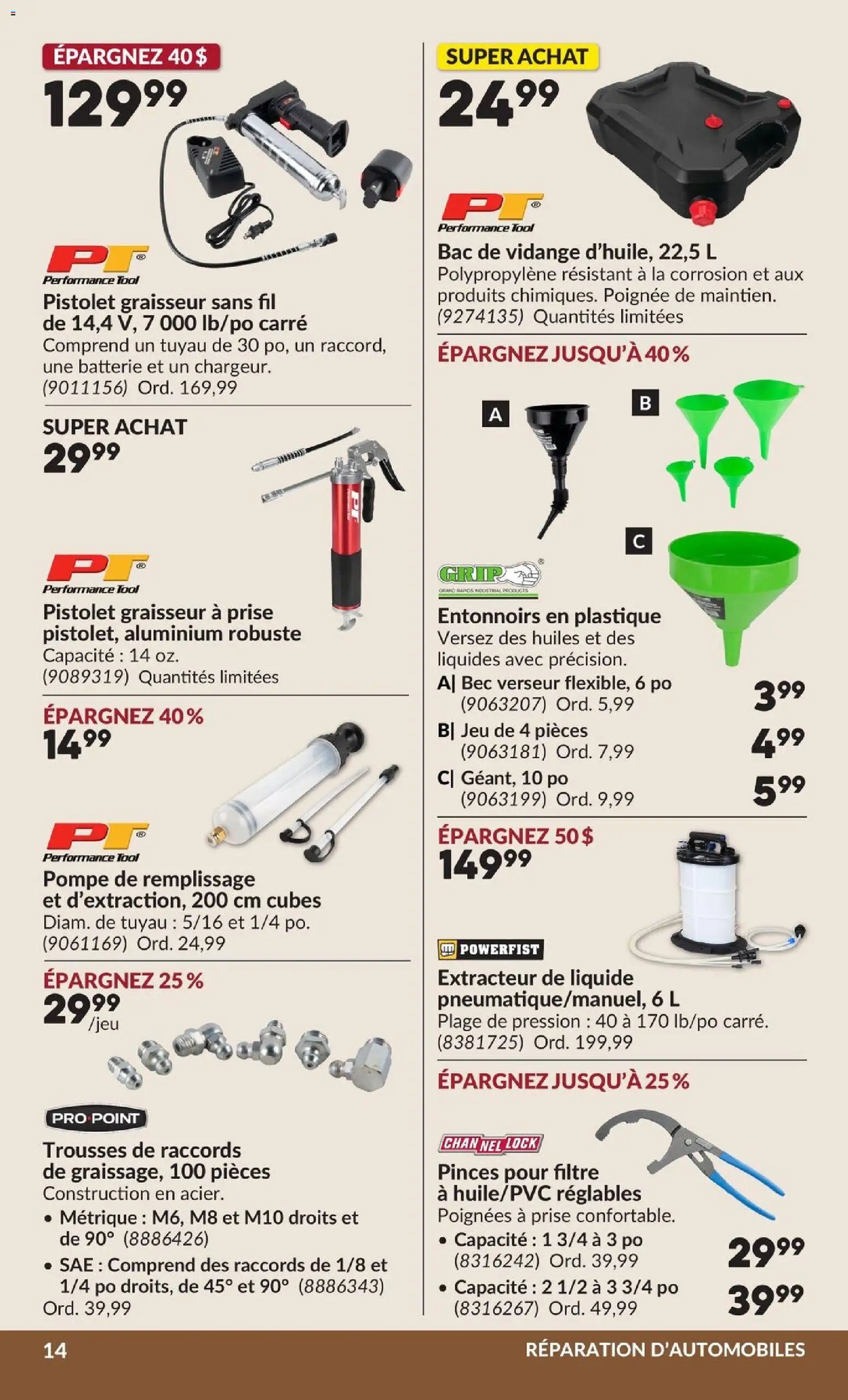 Princess Auto circulaire - 2 Semaines de Soldes !