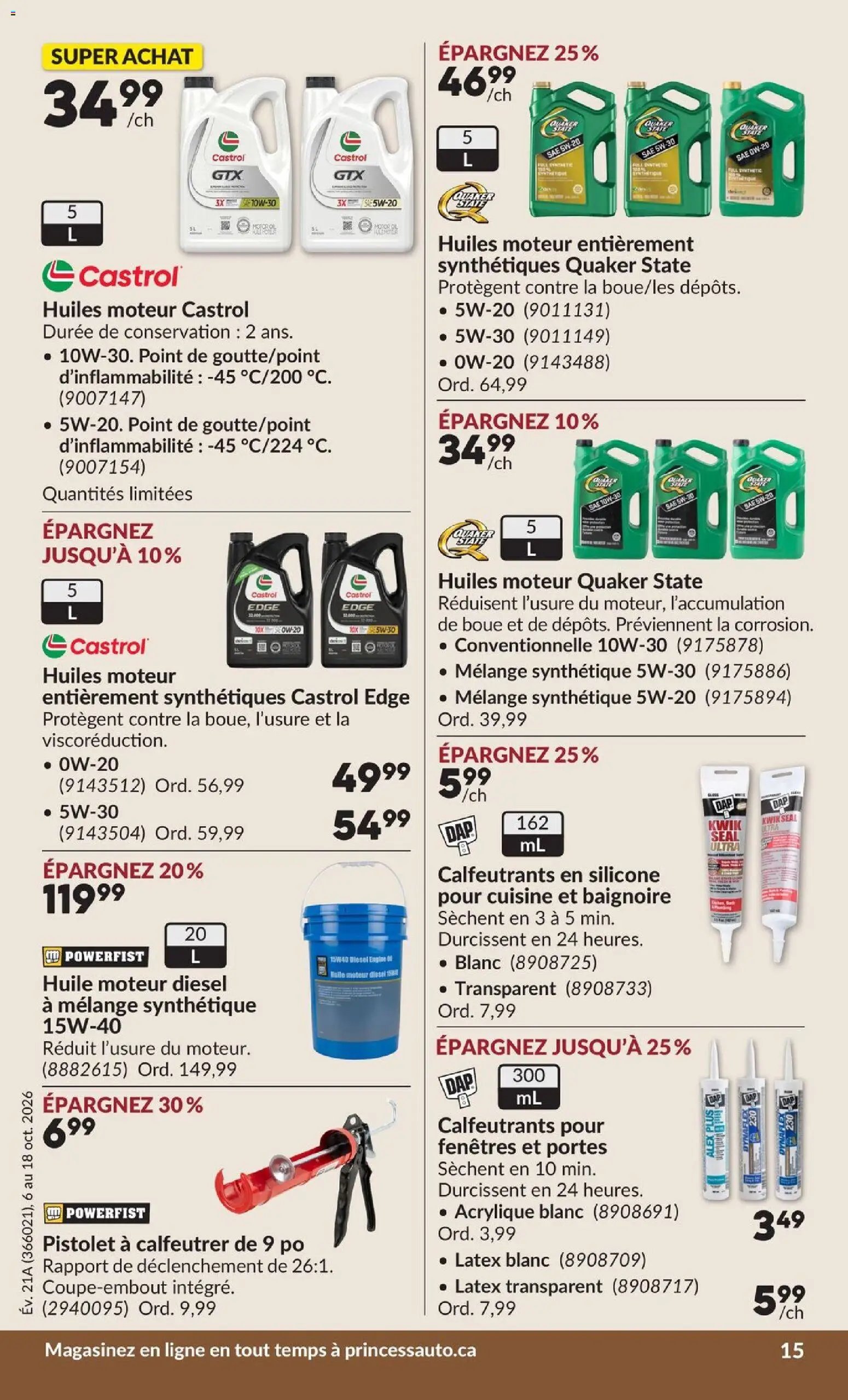 Princess Auto circulaire - 2 Semaines de Soldes !