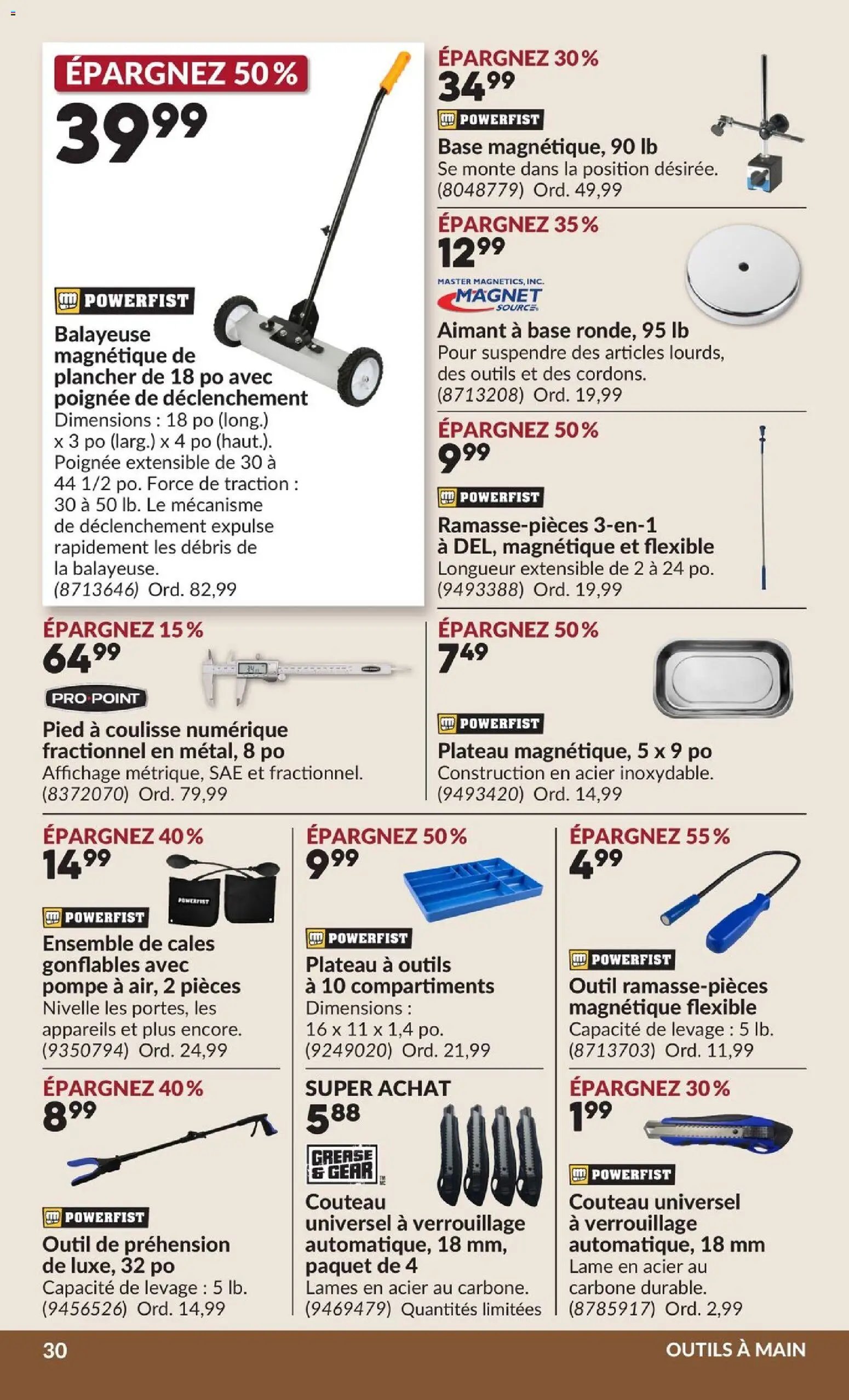 Princess Auto circulaire - 2 Semaines de Soldes !