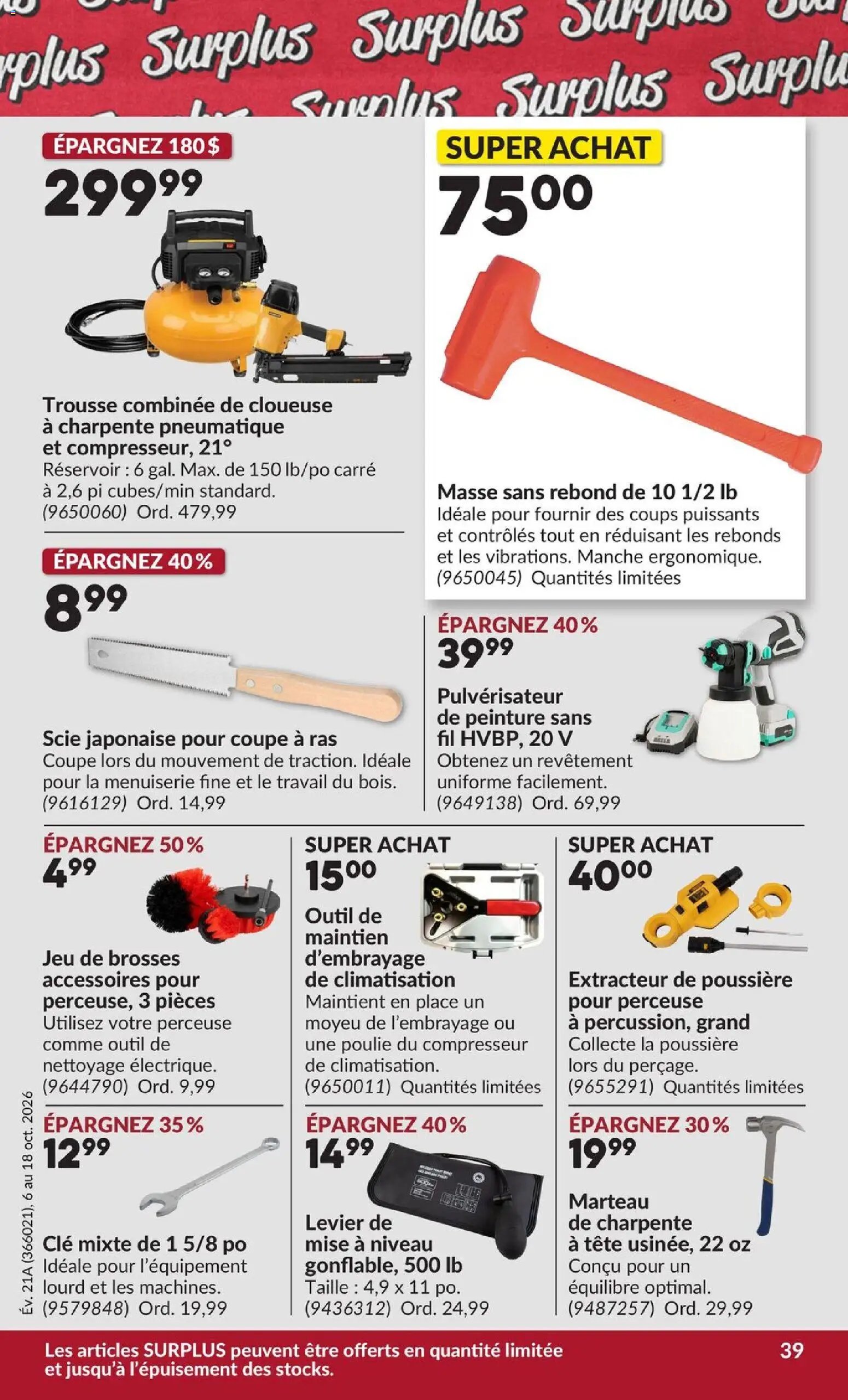 Princess Auto circulaire - 2 Semaines de Soldes !