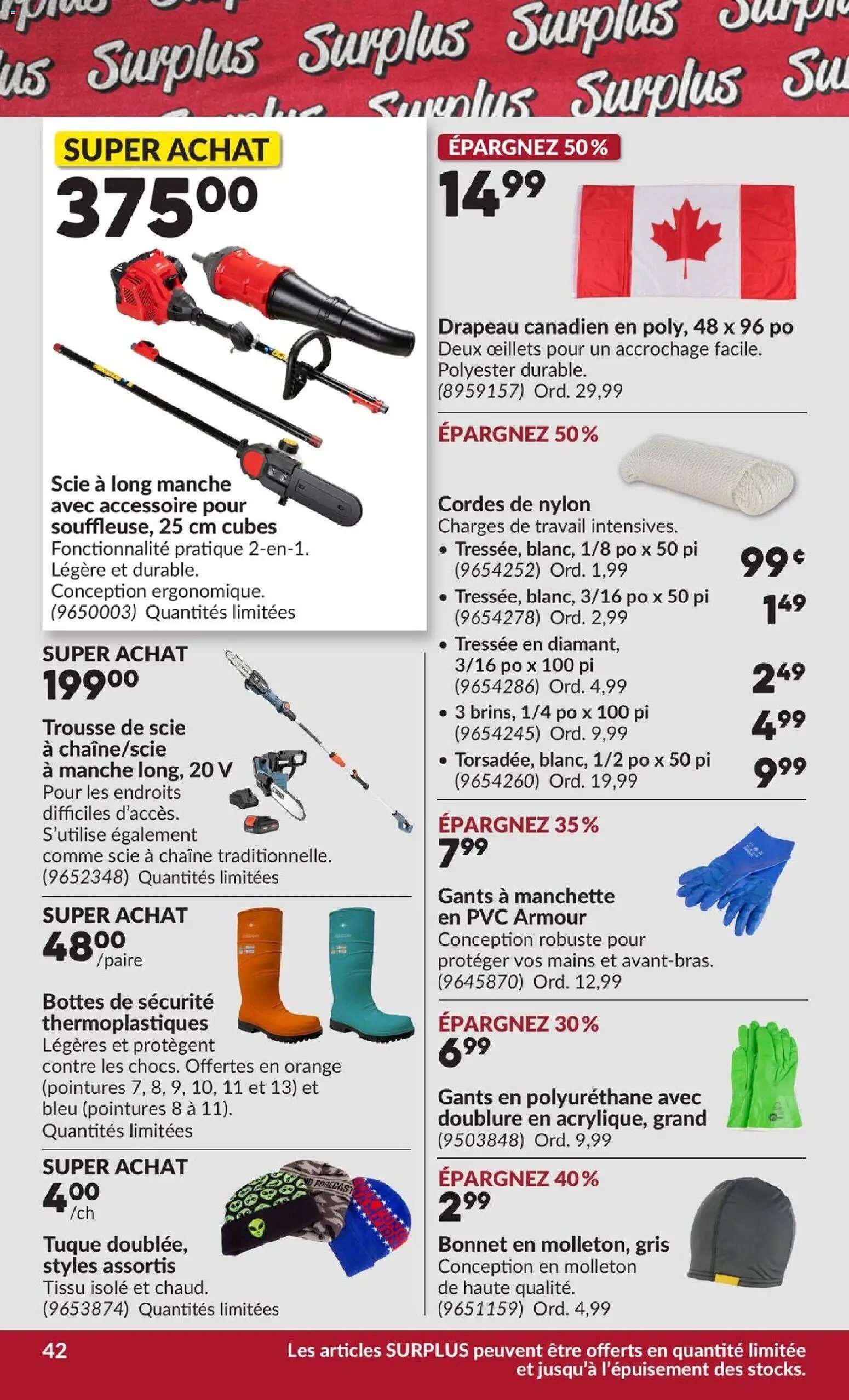 Princess Auto circulaire - 2 Semaines de Soldes !