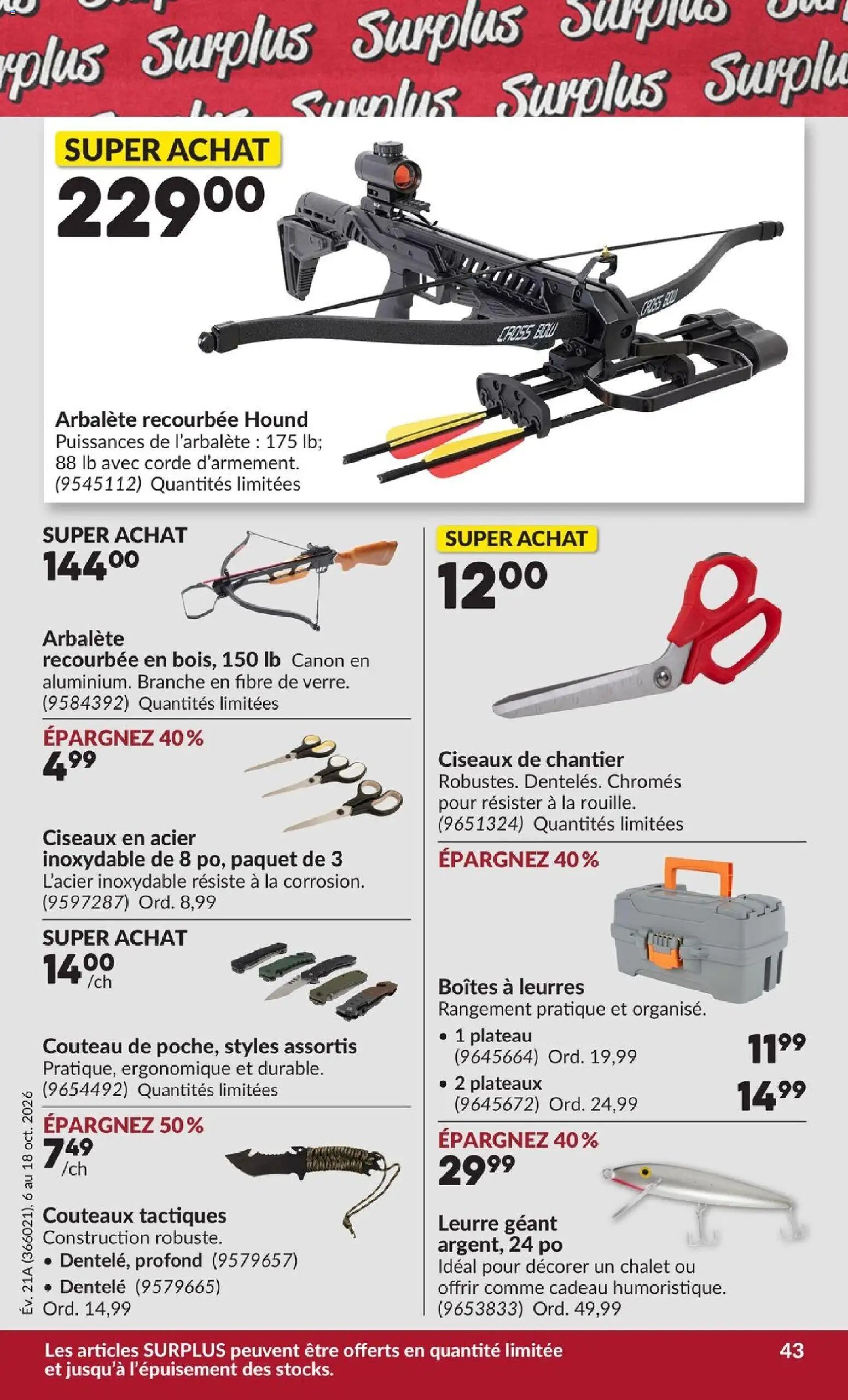 Princess Auto circulaire - 2 Semaines de Soldes !