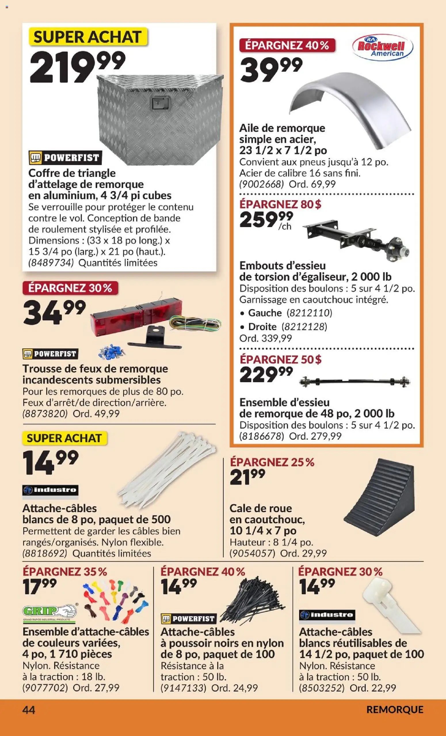 Princess Auto circulaire - 2 Semaines de Soldes !
