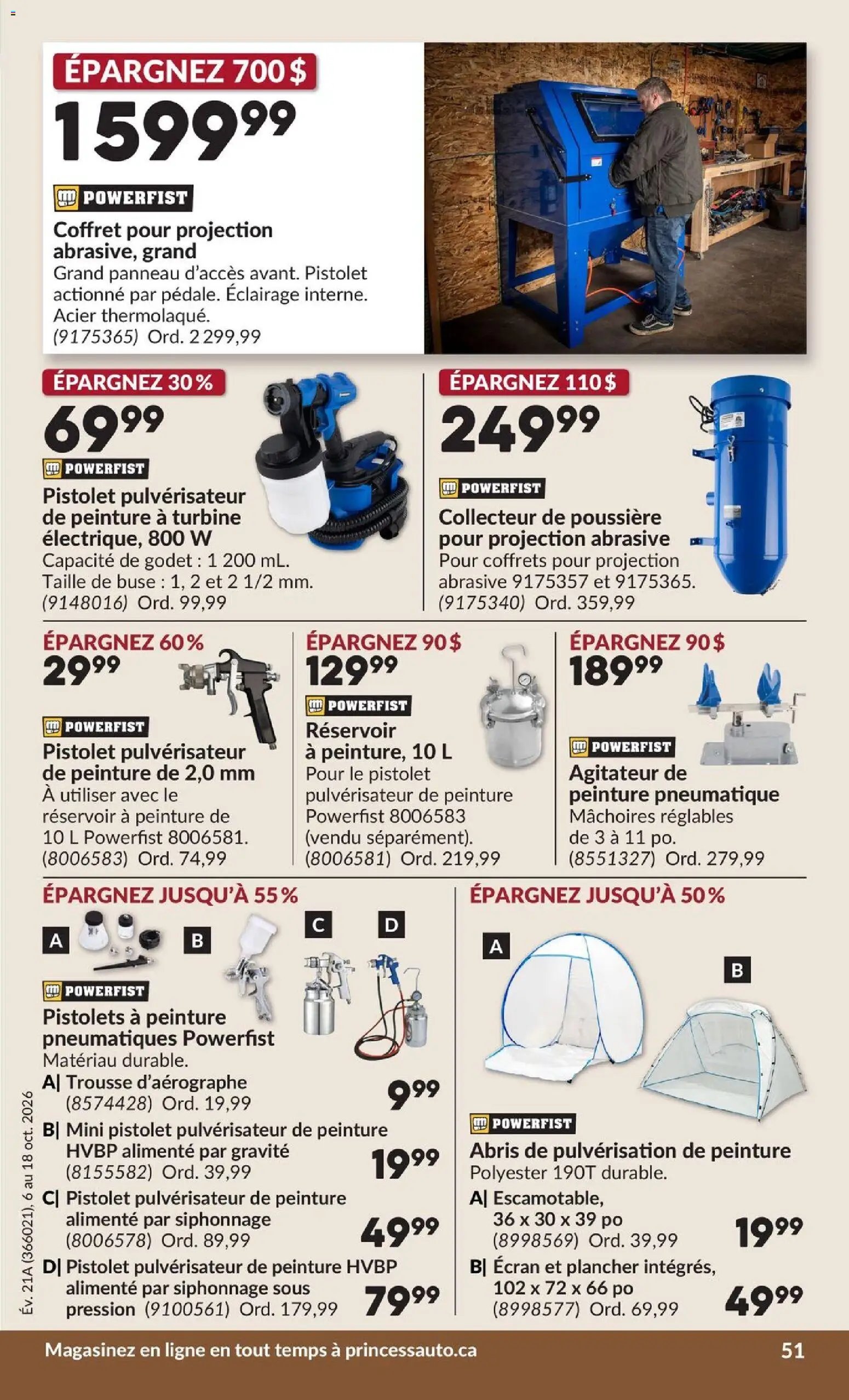 Princess Auto circulaire - 2 Semaines de Soldes !