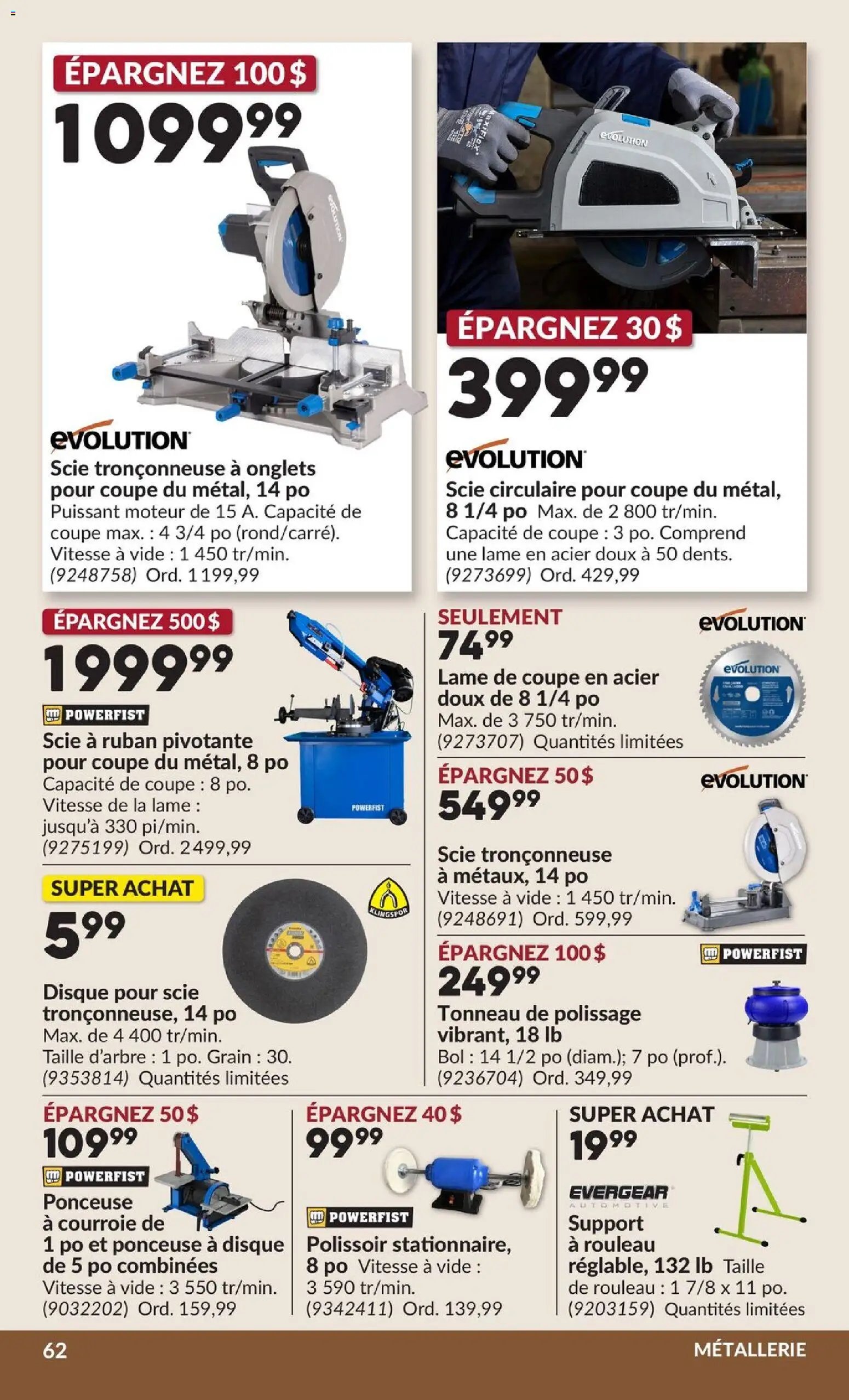 Princess Auto circulaire - 2 Semaines de Soldes !