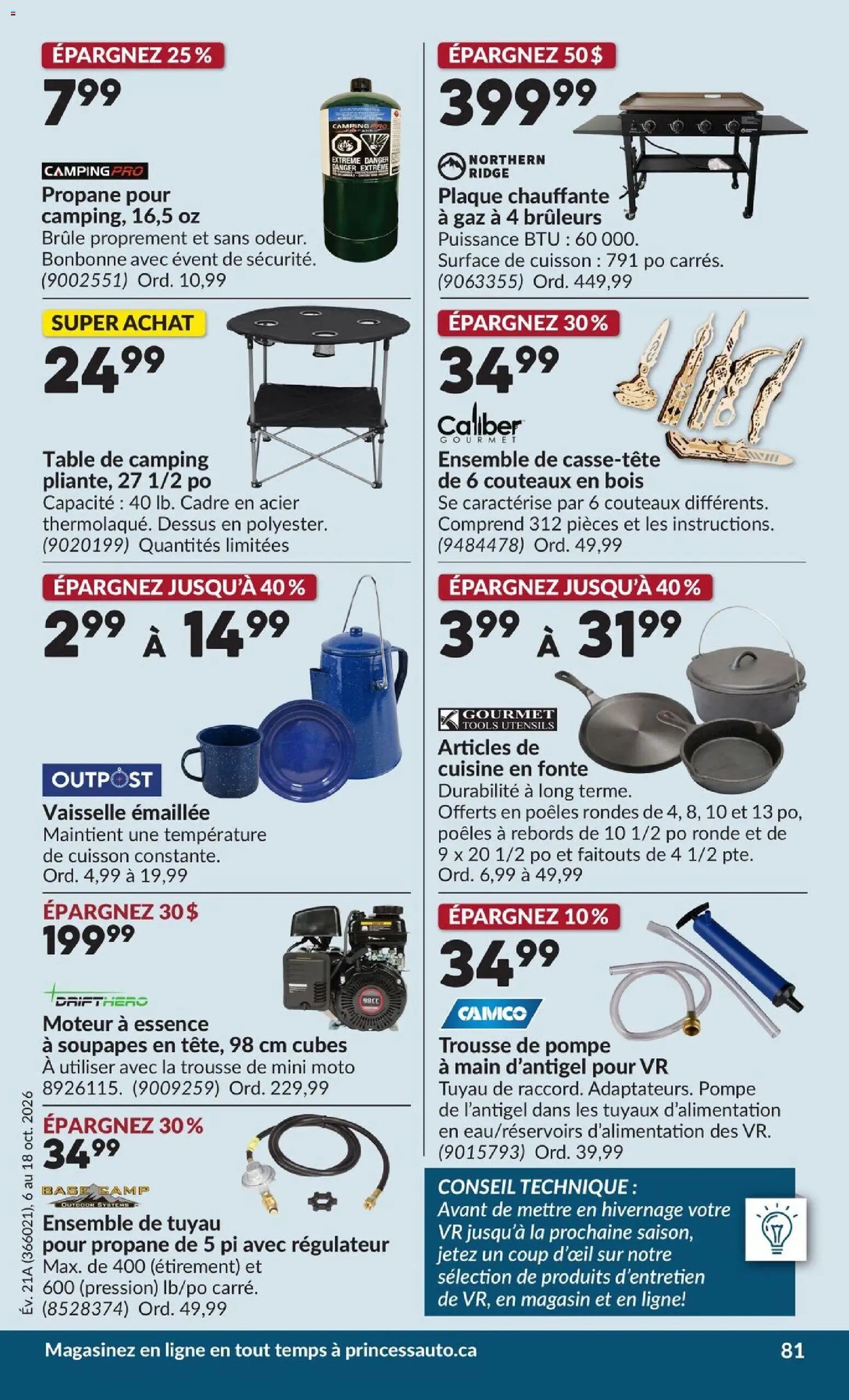 Princess Auto circulaire - 2 Semaines de Soldes !