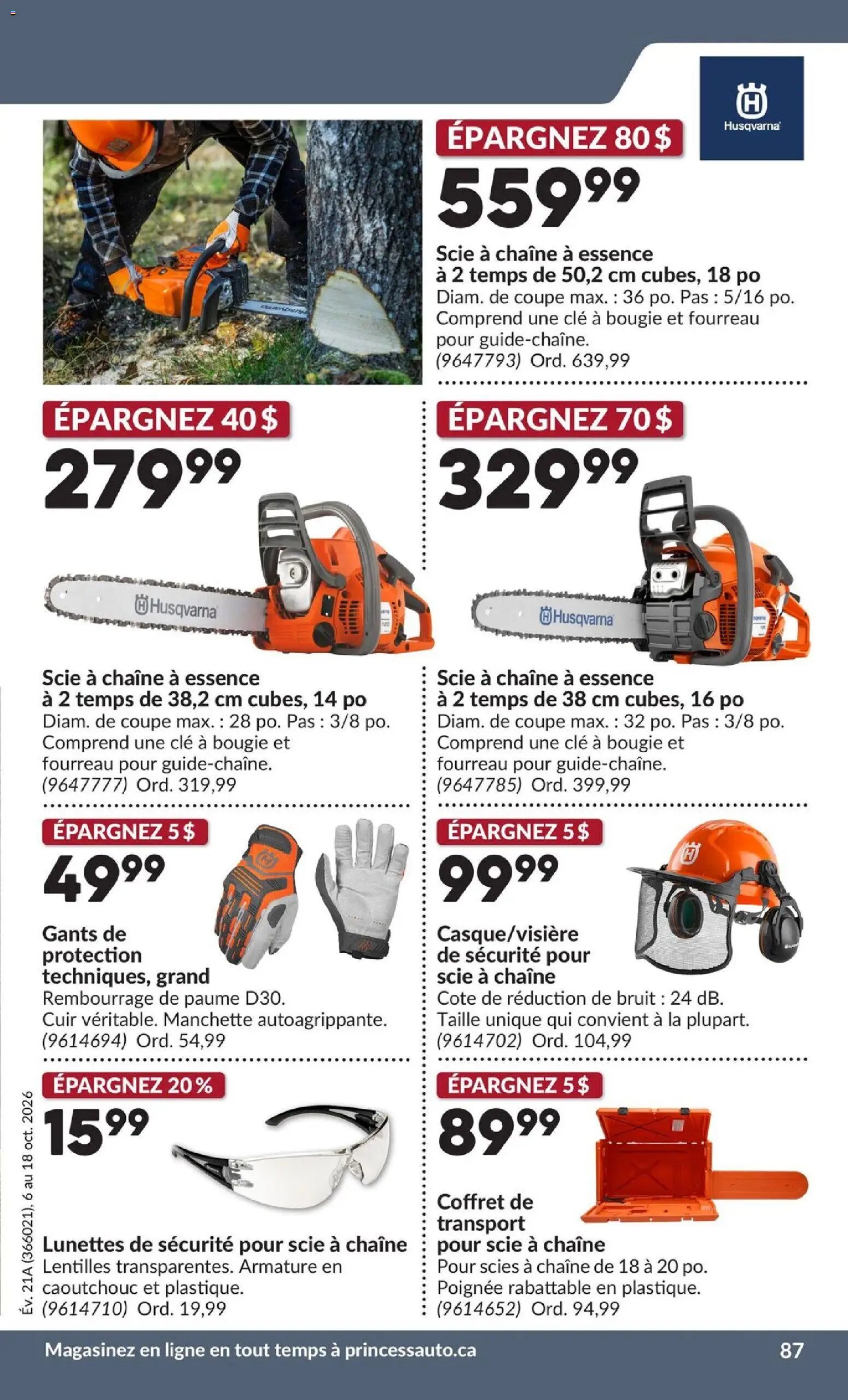 Princess Auto circulaire - 2 Semaines de Soldes !