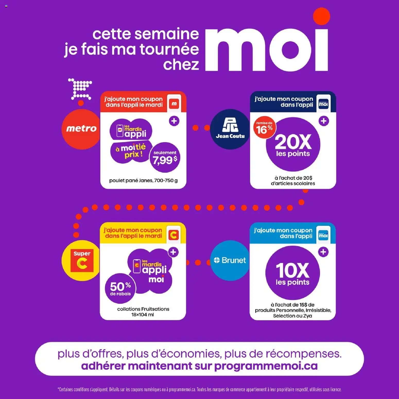 Brunet weekly flyer / circulaire