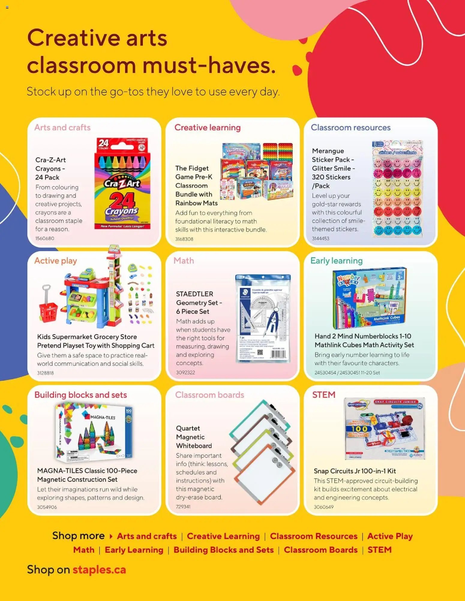 Staples flyer - Quarterly newsletter