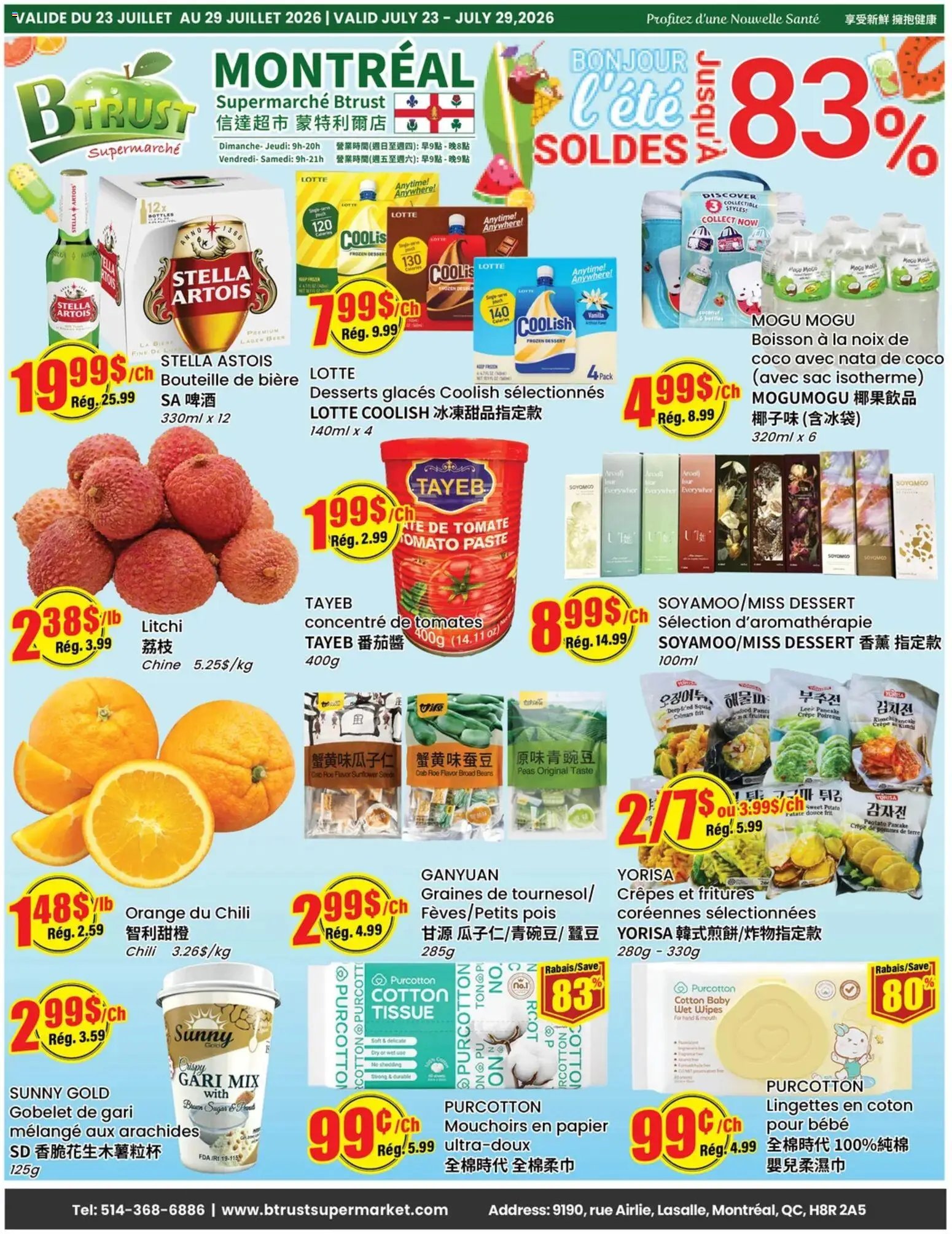 Btrust Supermarket weekly flyer / circulaire