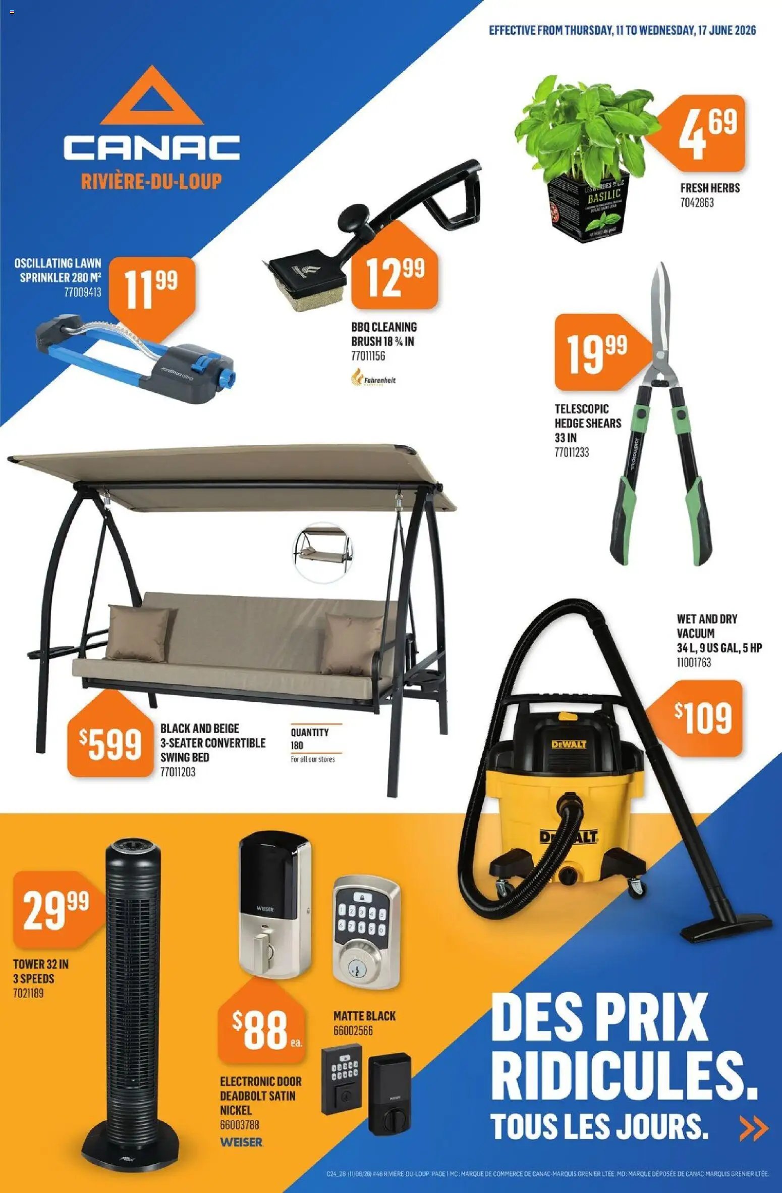 Canac weekly flyer