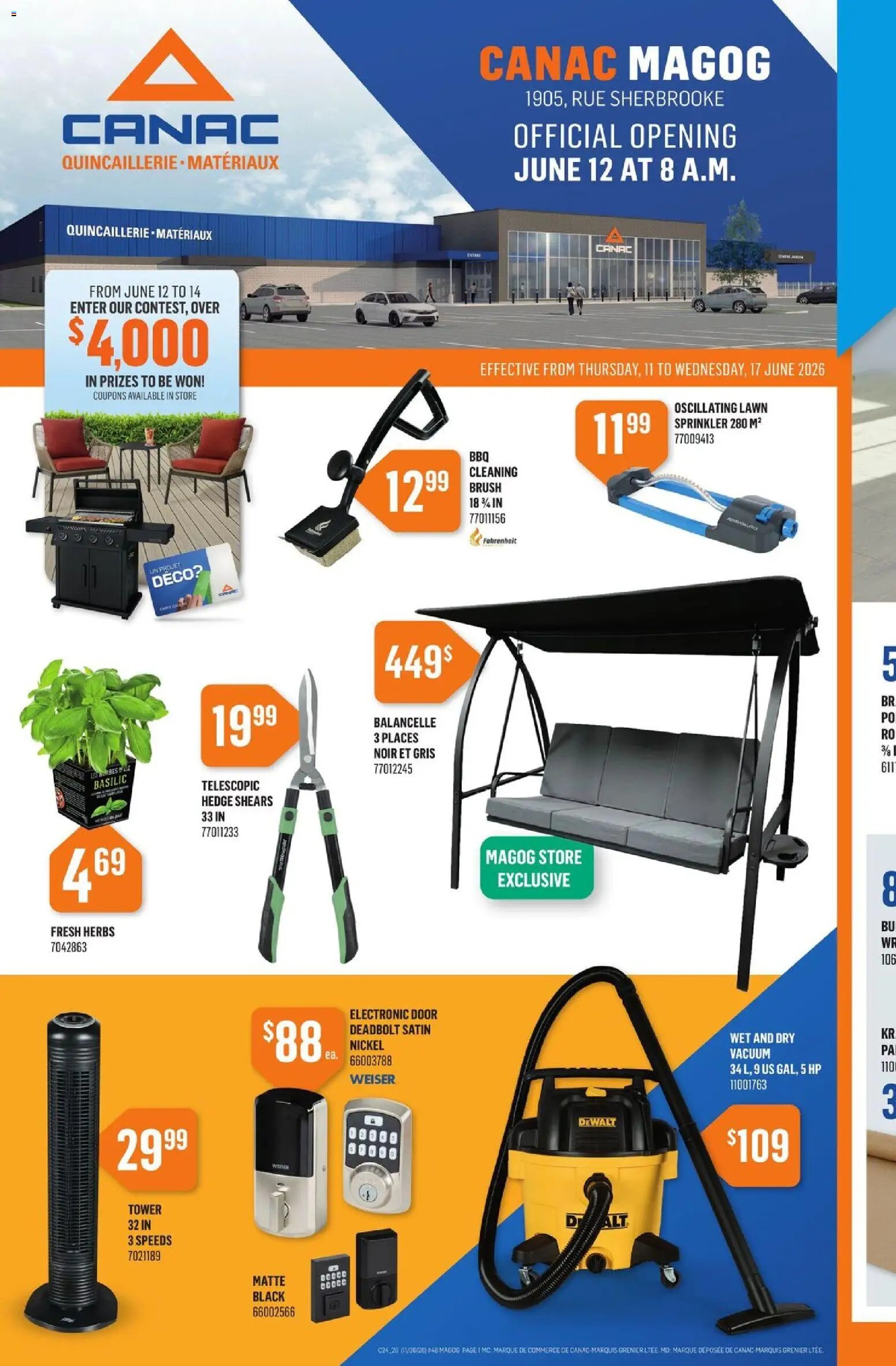 Canac weekly flyer