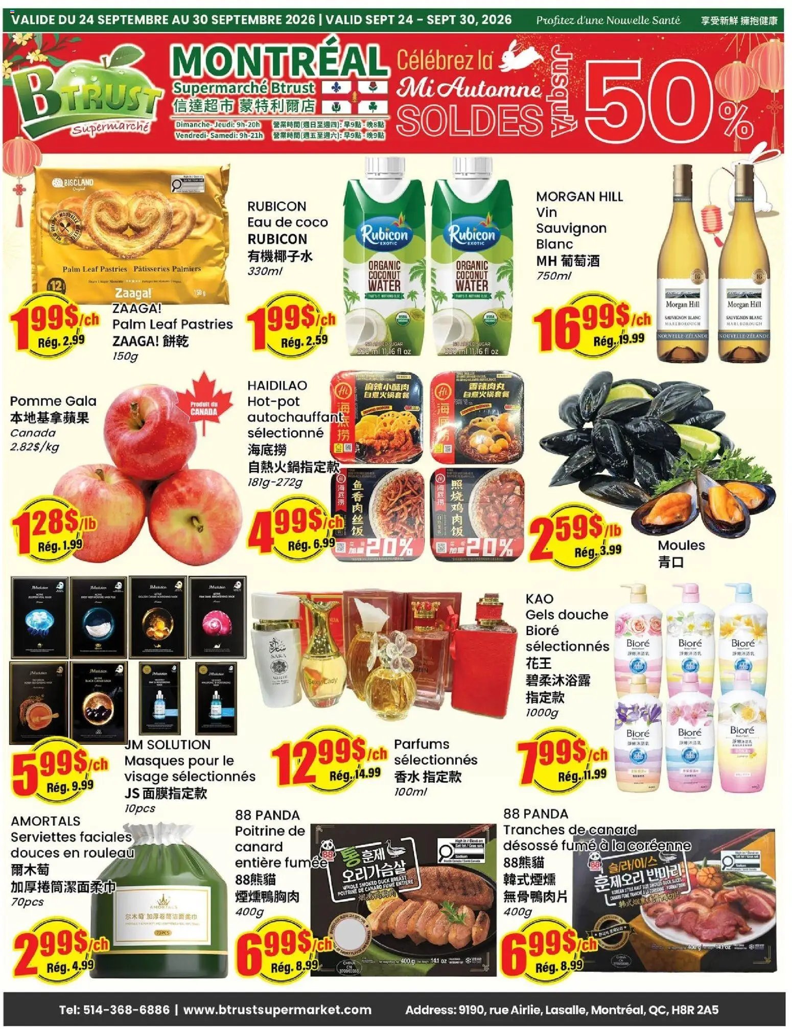 Btrust Supermarket weekly flyer / circulaire