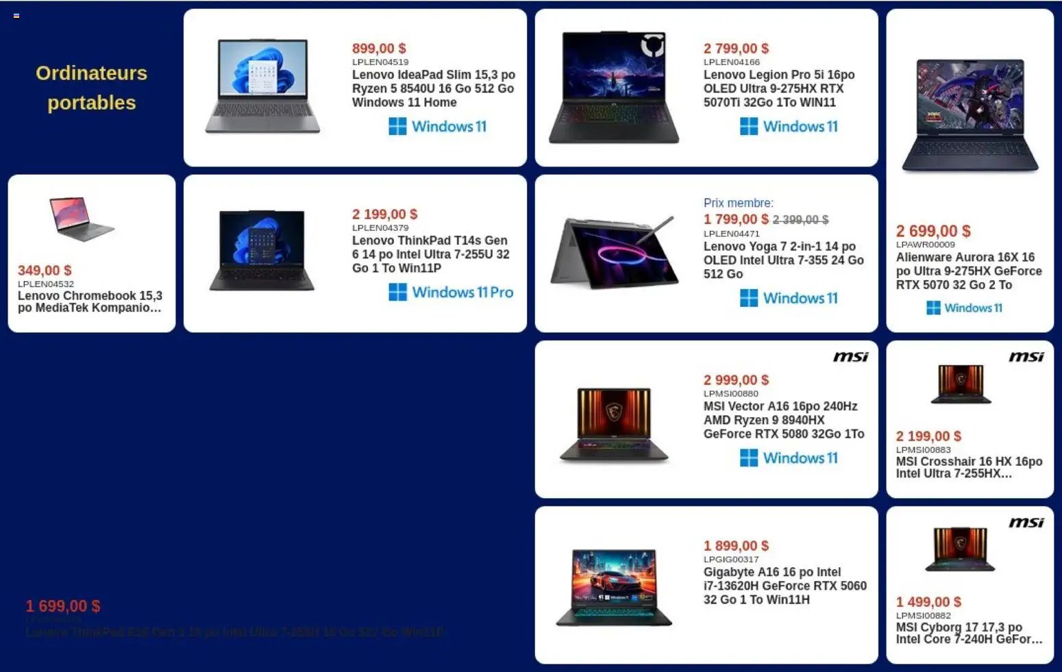 Canada Computers weekly flyer