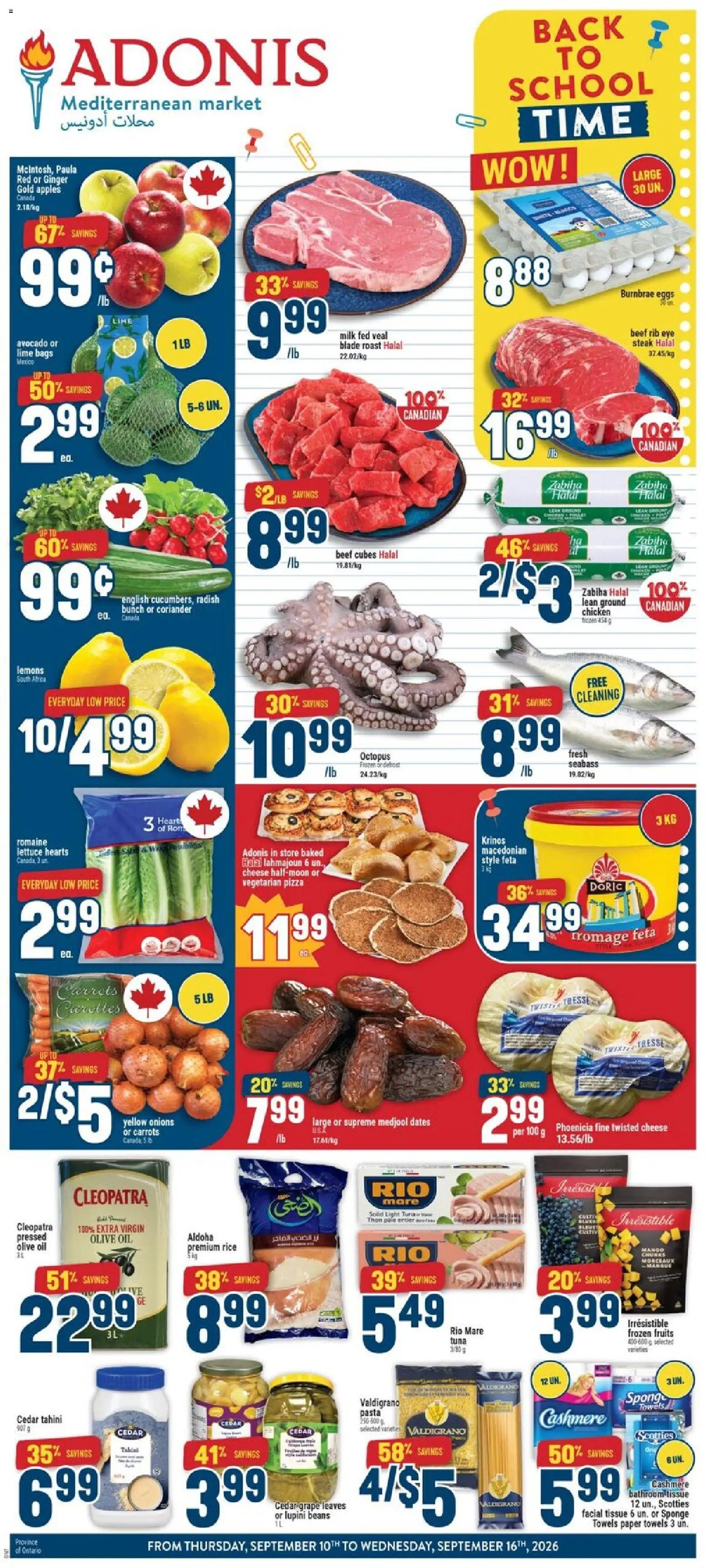 Adonis weekly flyer