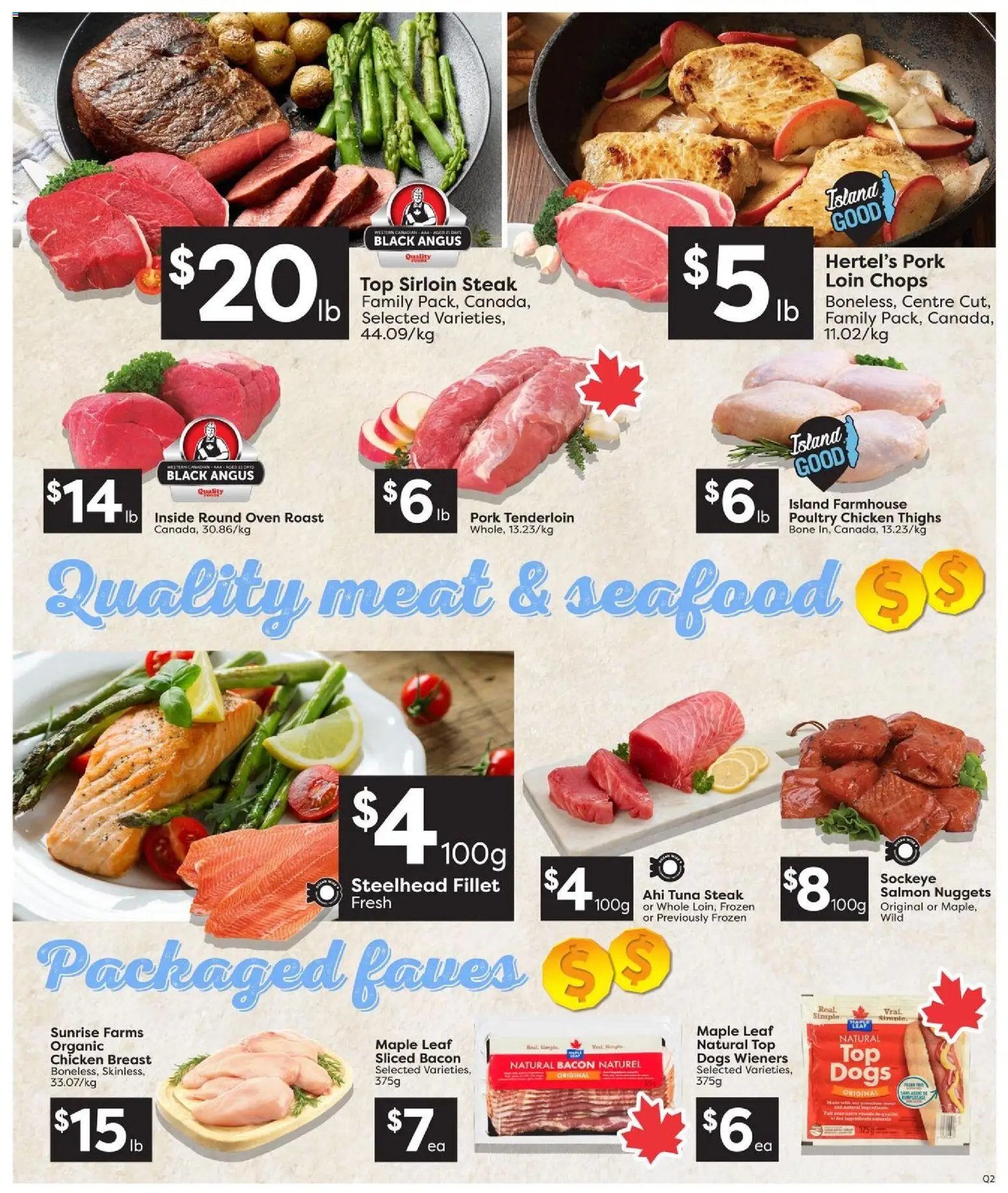 Quality Foods weekly flyer / circulaire