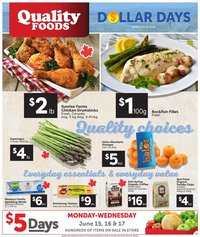 Quality Foods weekly flyer / circulaire