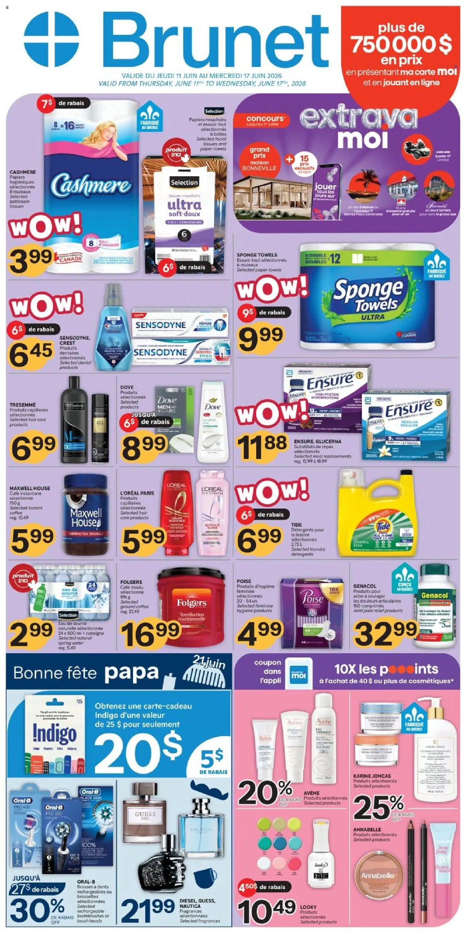 Brunet weekly flyer / circulaire
