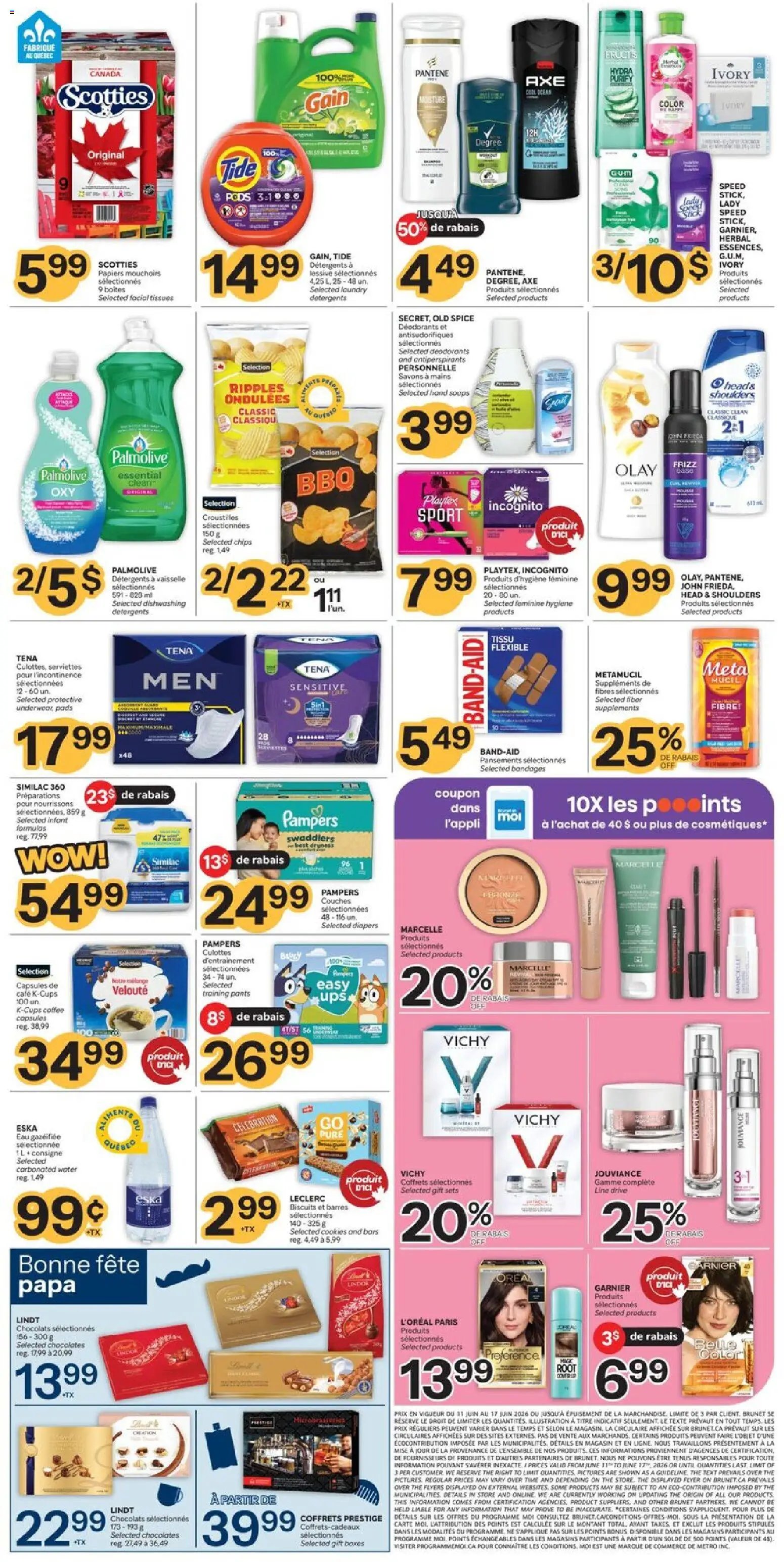 Brunet weekly flyer / circulaire