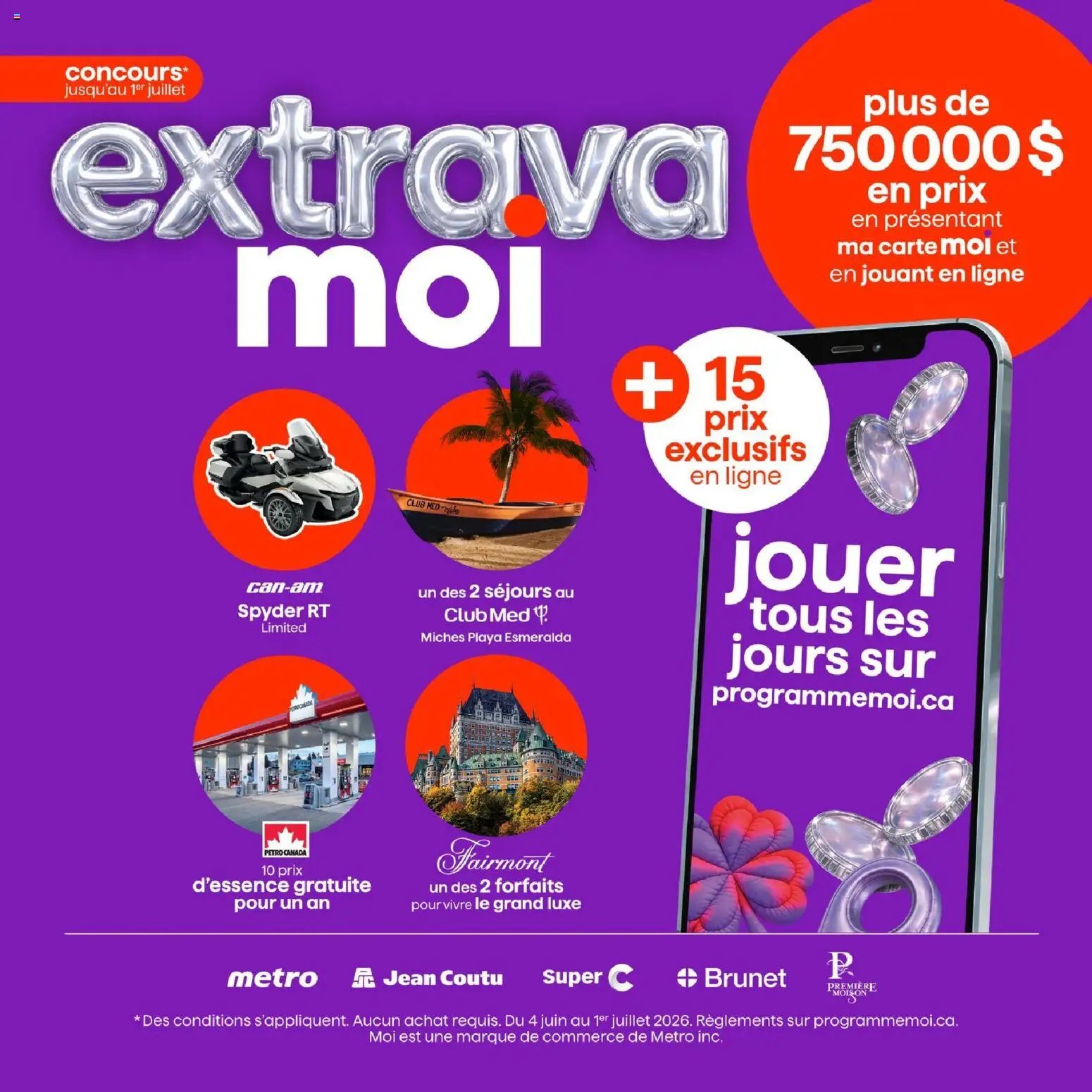 Brunet weekly flyer / circulaire