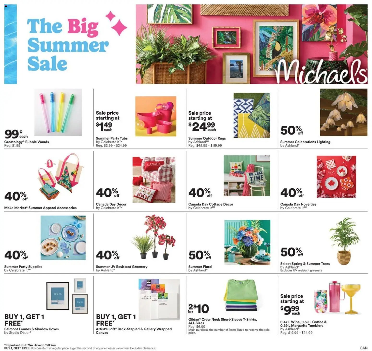 Michaels weekly flyer / circulaire