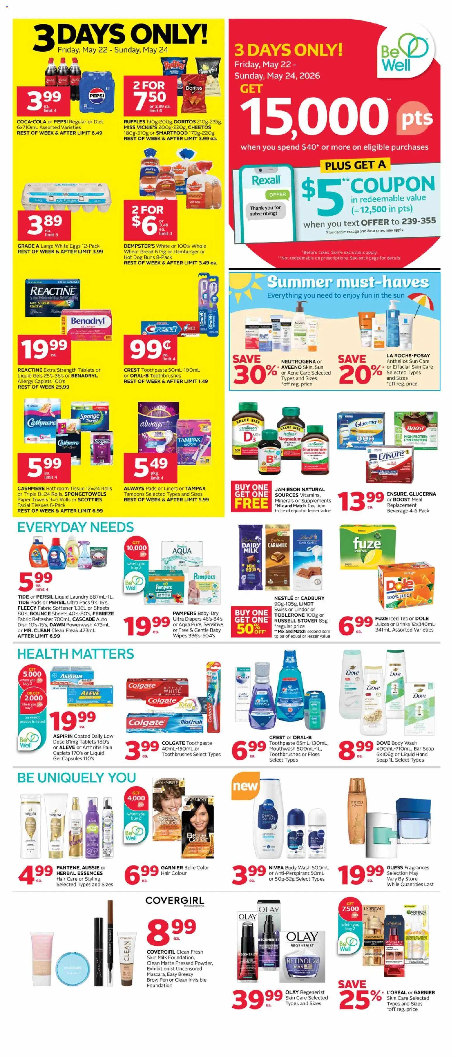 Rexall weekly flyer / circulaire (2026-05-22 - 2026-05-28) | 2