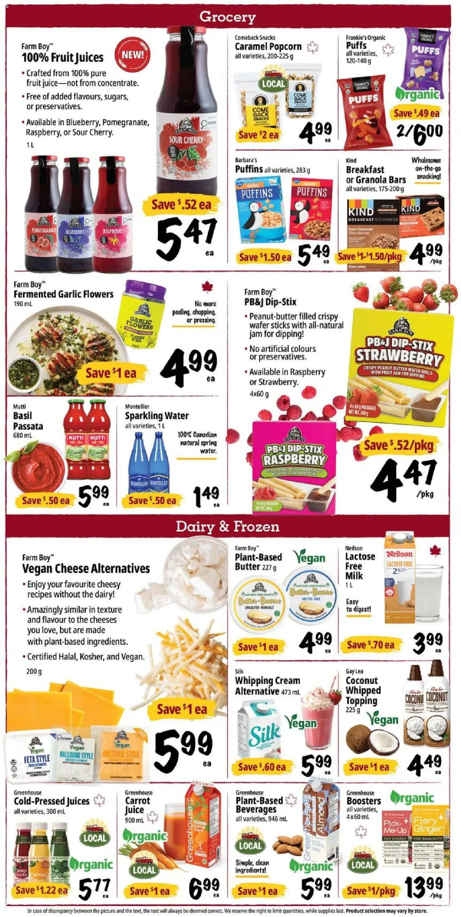 Farm Boy weekly flyer / circulaire