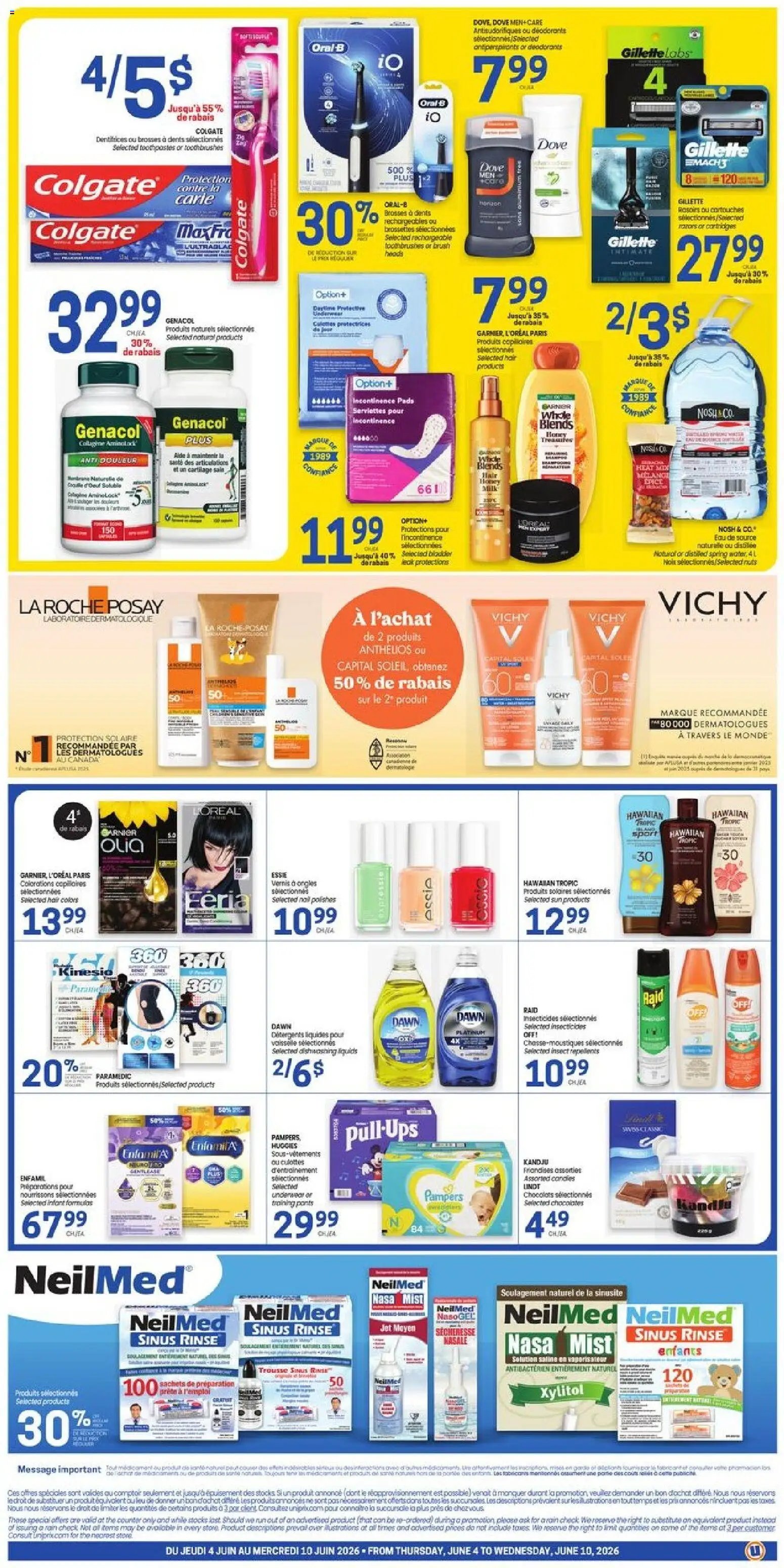 Uniprix weekly flyer / circulaire