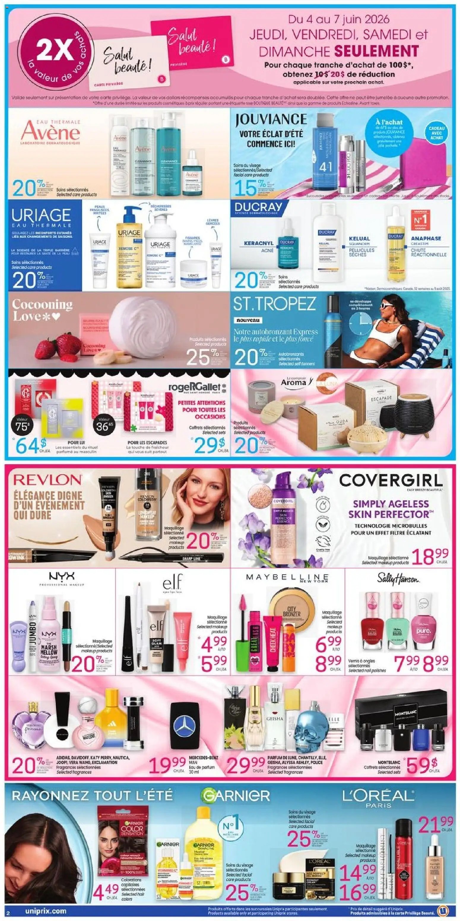 Uniprix weekly flyer / circulaire