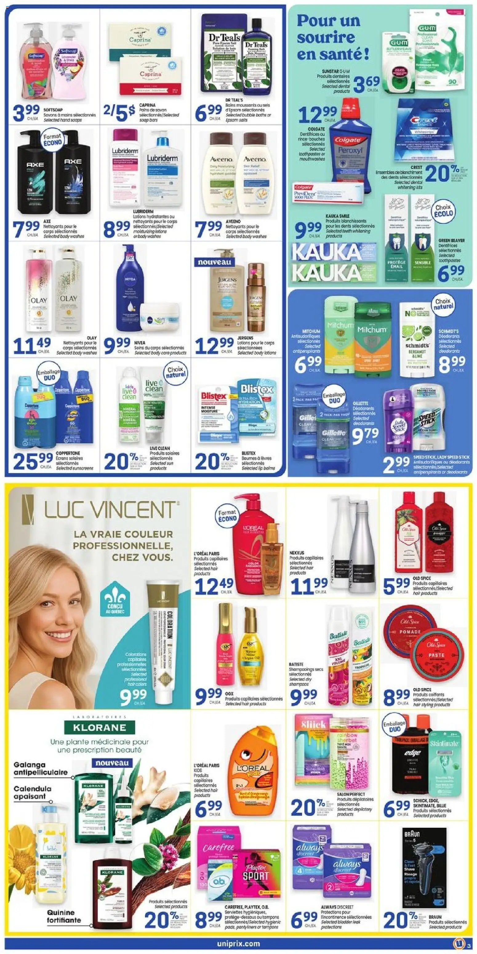 Uniprix weekly flyer / circulaire
