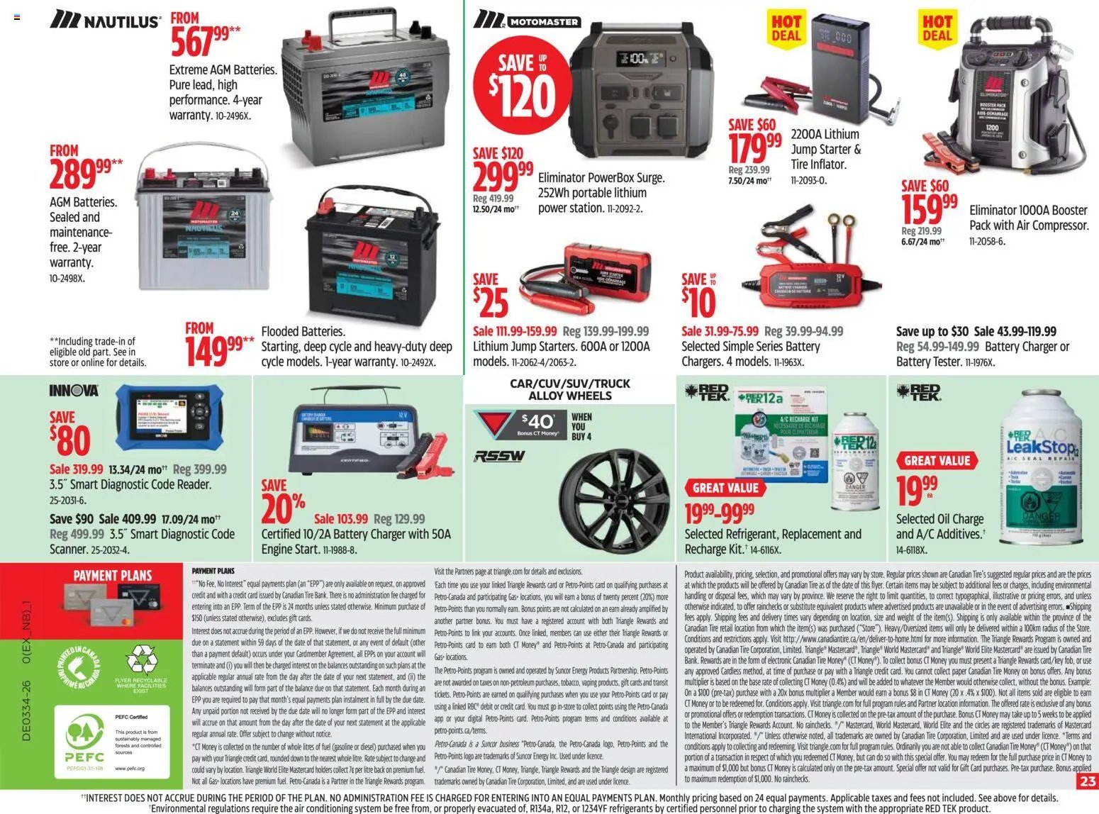 Canadian Tire weekly flyer