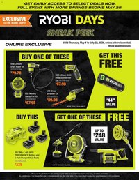 Home Depot flyer (2026-05-21 - 2026-05-24)