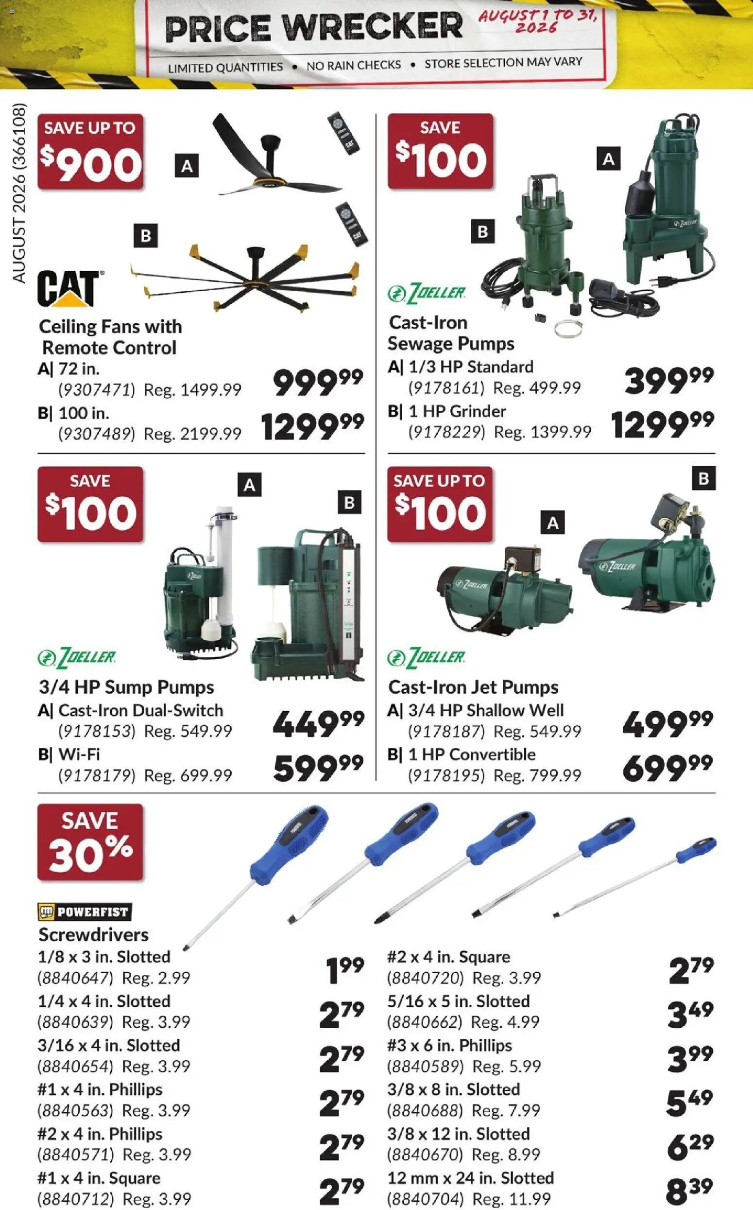Princess Auto flyer - Price Wrecker