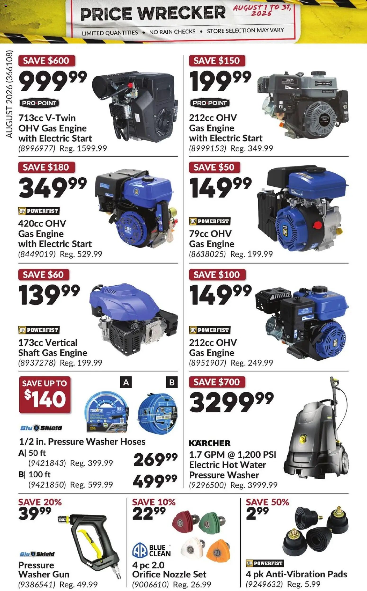 Princess Auto flyer - Price Wrecker