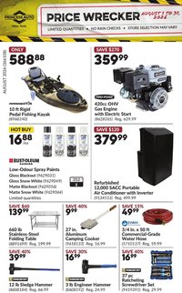 Princess Auto flyer - Price Wrecker