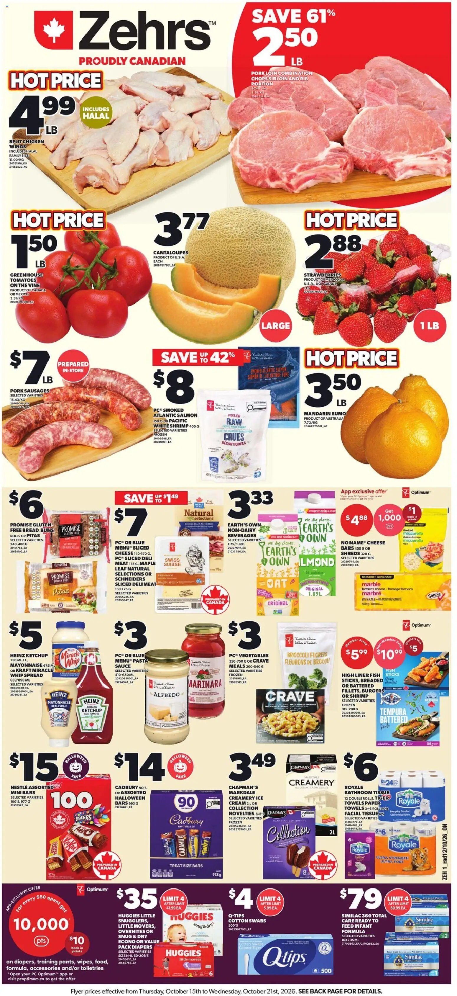 Zehrs weekly flyer / circulaire