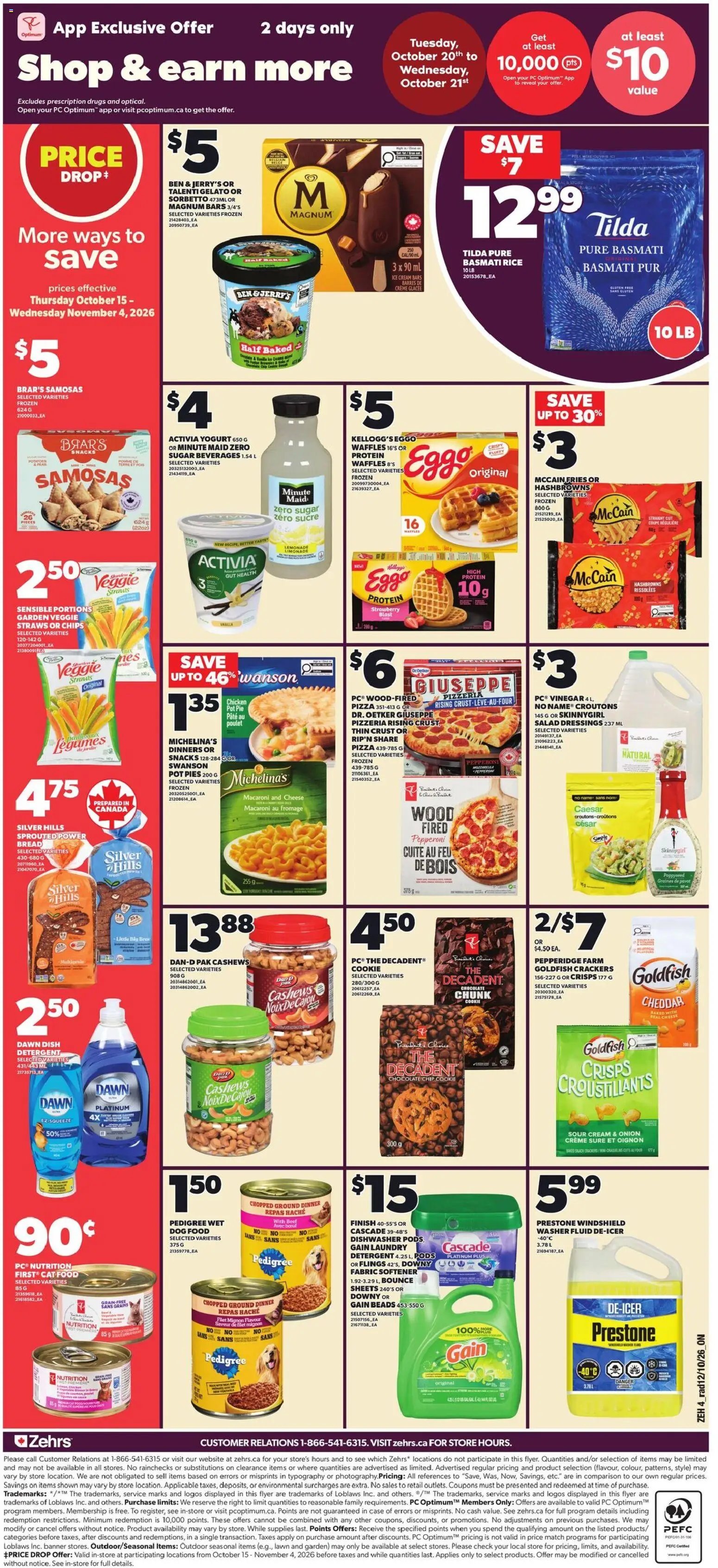 Zehrs weekly flyer / circulaire