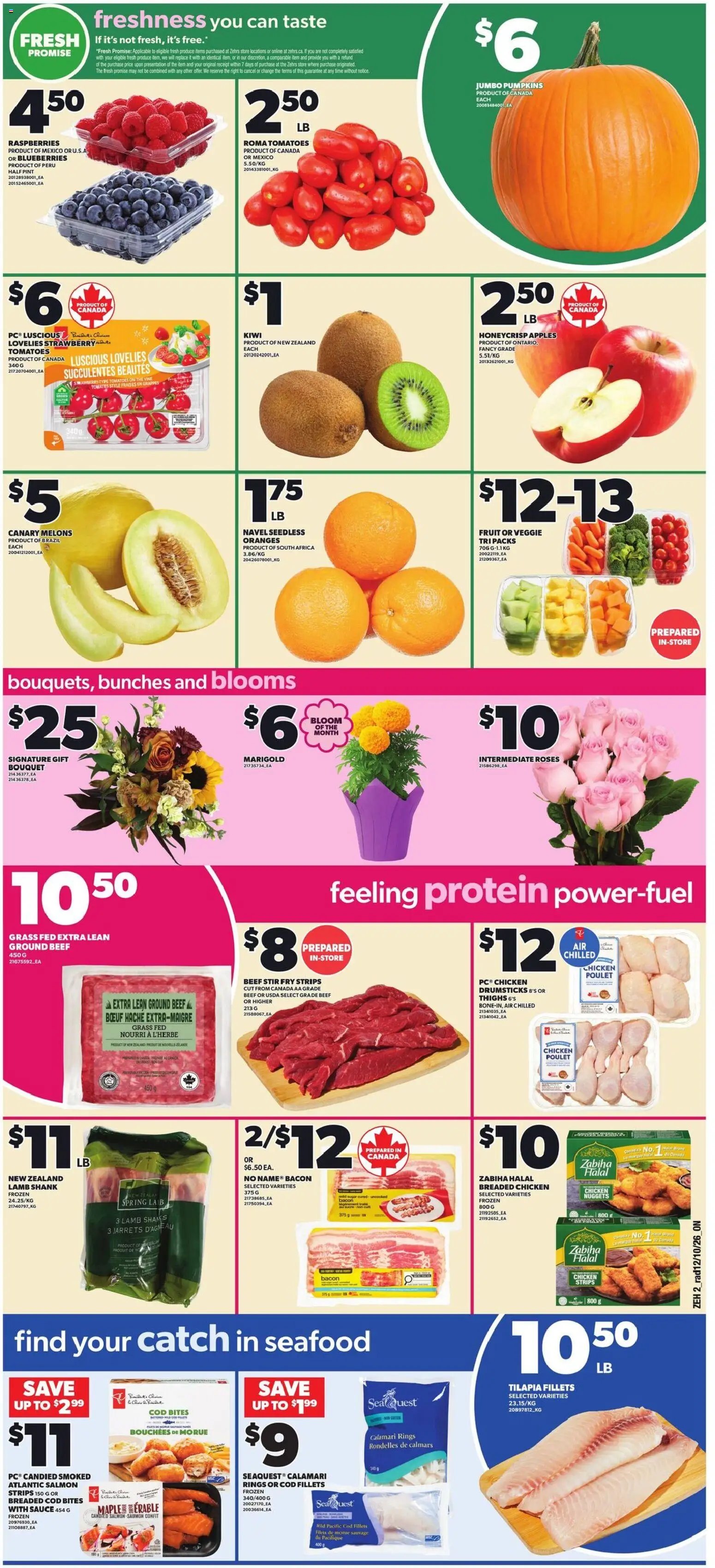 Zehrs weekly flyer / circulaire