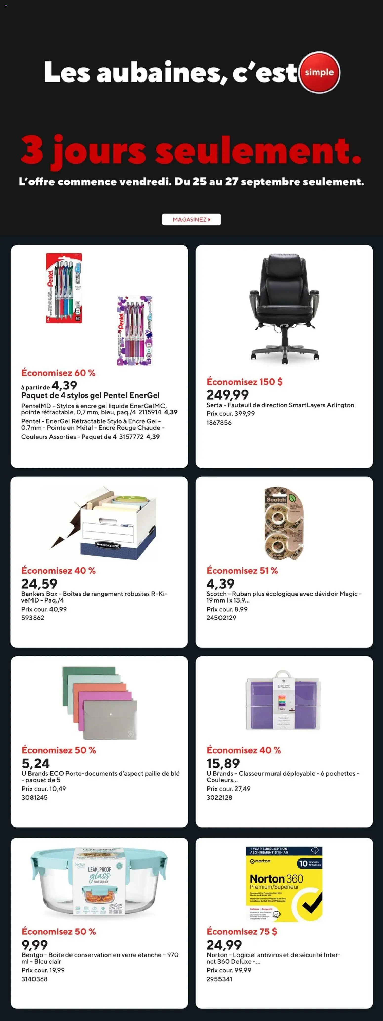 Staples circulaire