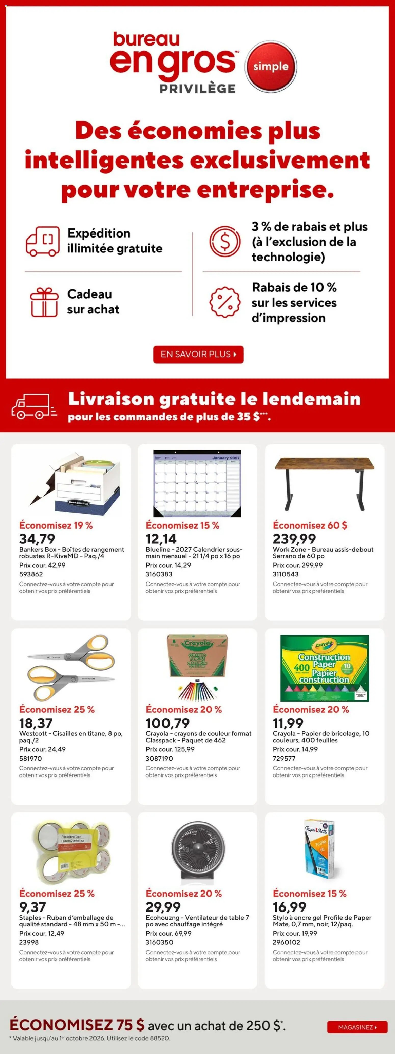 Staples circulaire