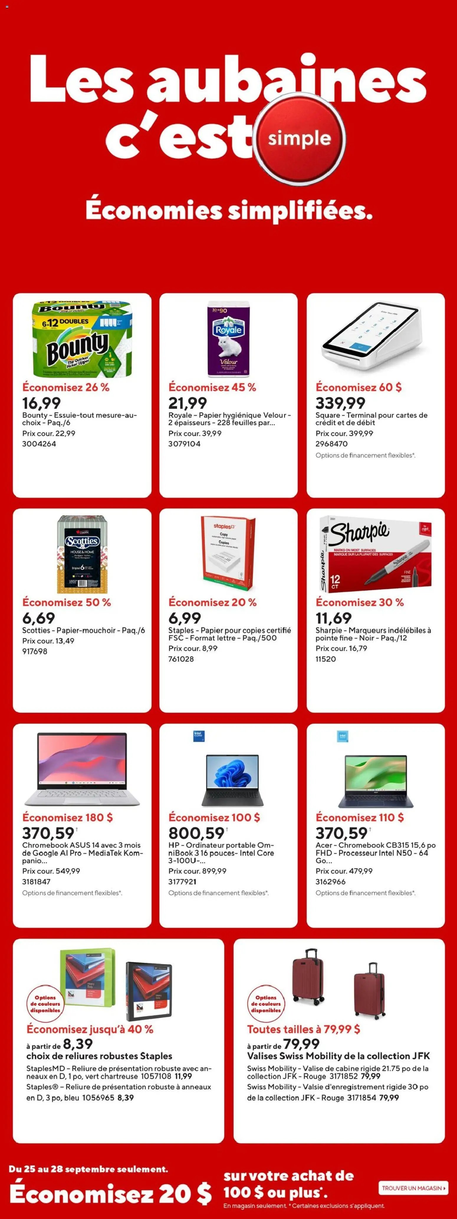 Staples circulaire