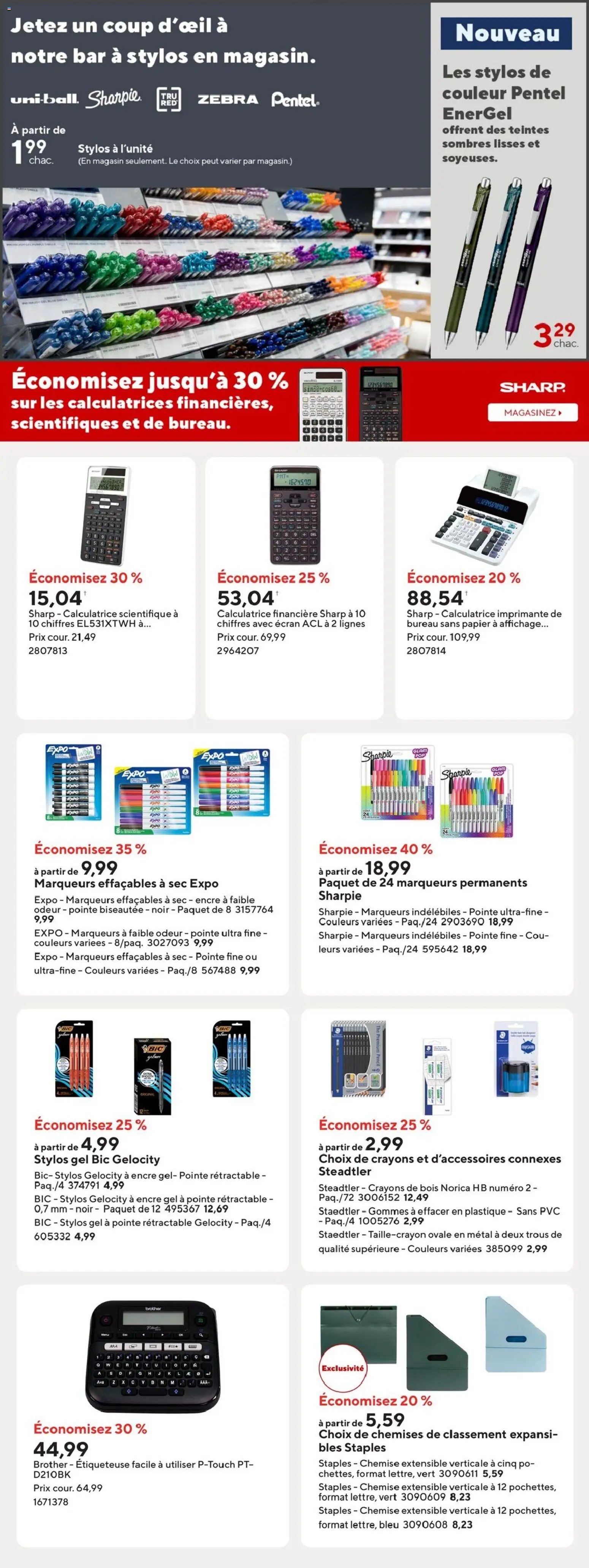 Staples circulaire