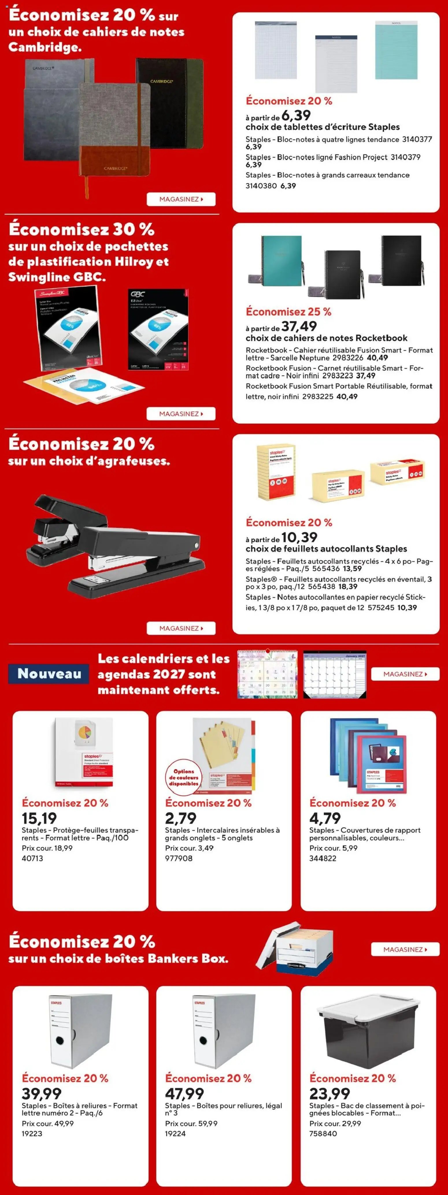 Staples circulaire